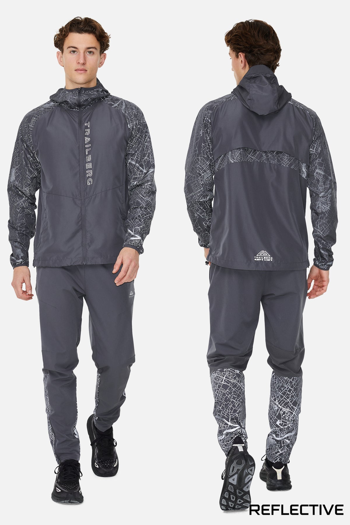 Trailberg AW24 Geneva Tracksuit - Charcoal/Grey