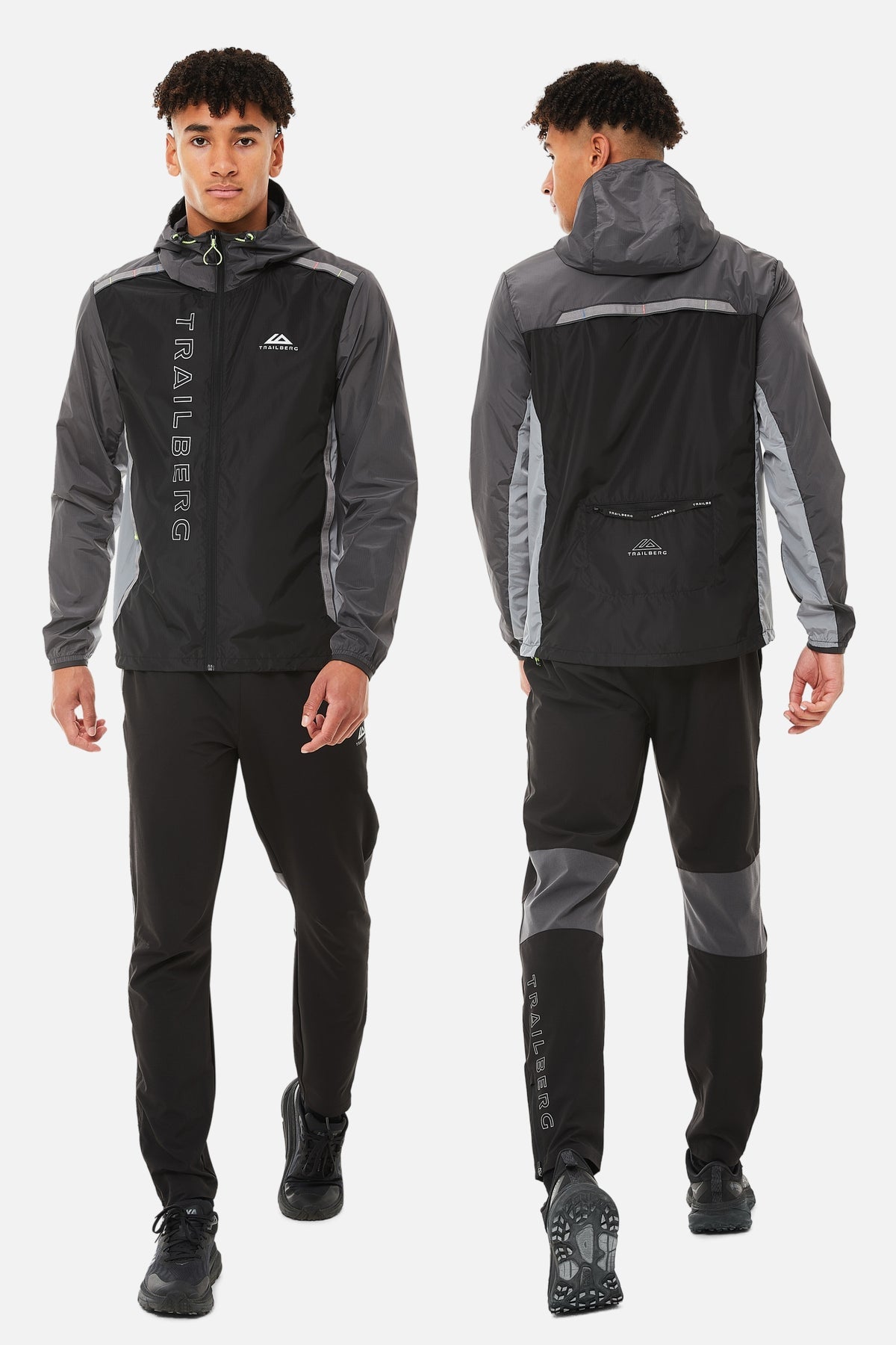 Trailberg AW24 Triathlon Tracksuit - Black/Grey