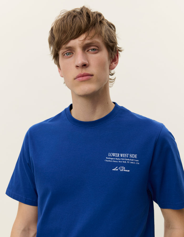 Les Deux West Side T-Shirt - Limoges Blue