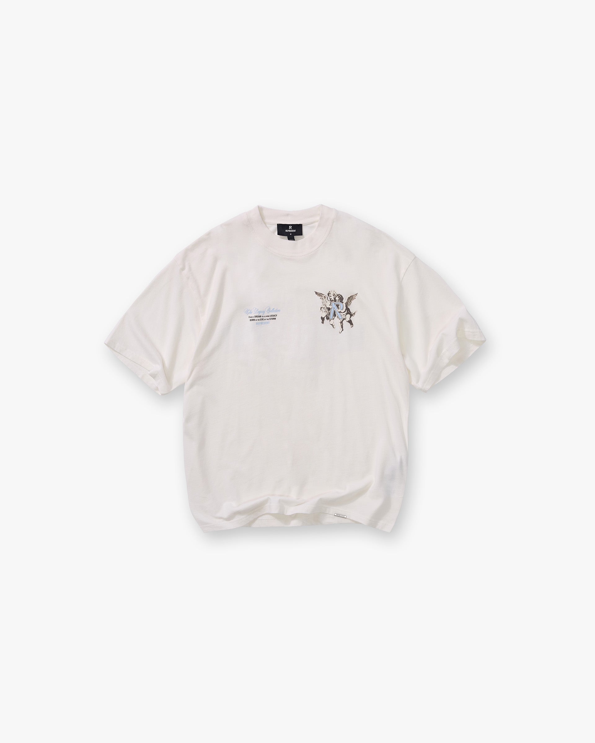 Represent Legacy Cherubs T-Shirt Flat White