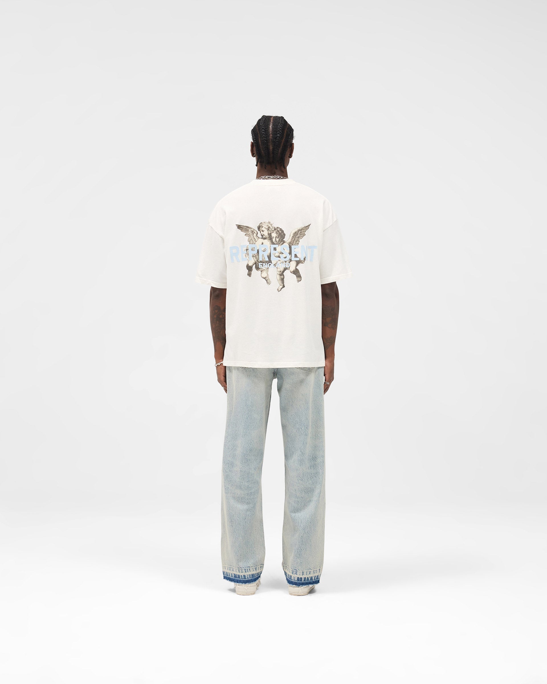 Represent Legacy Cherubs T-Shirt Flat White