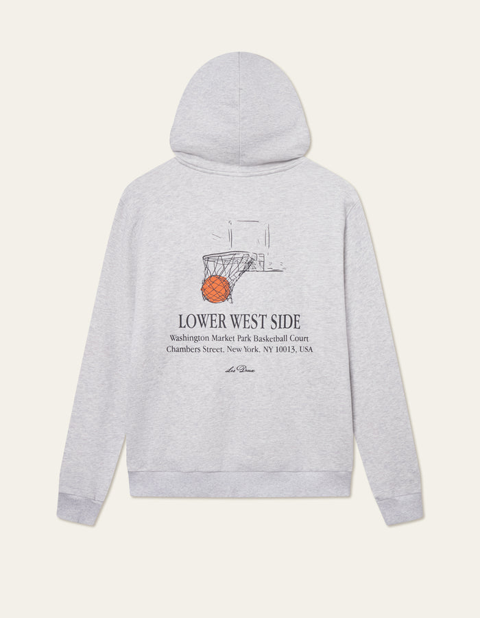 Les Deux West Side Hoodie - Snow Melange