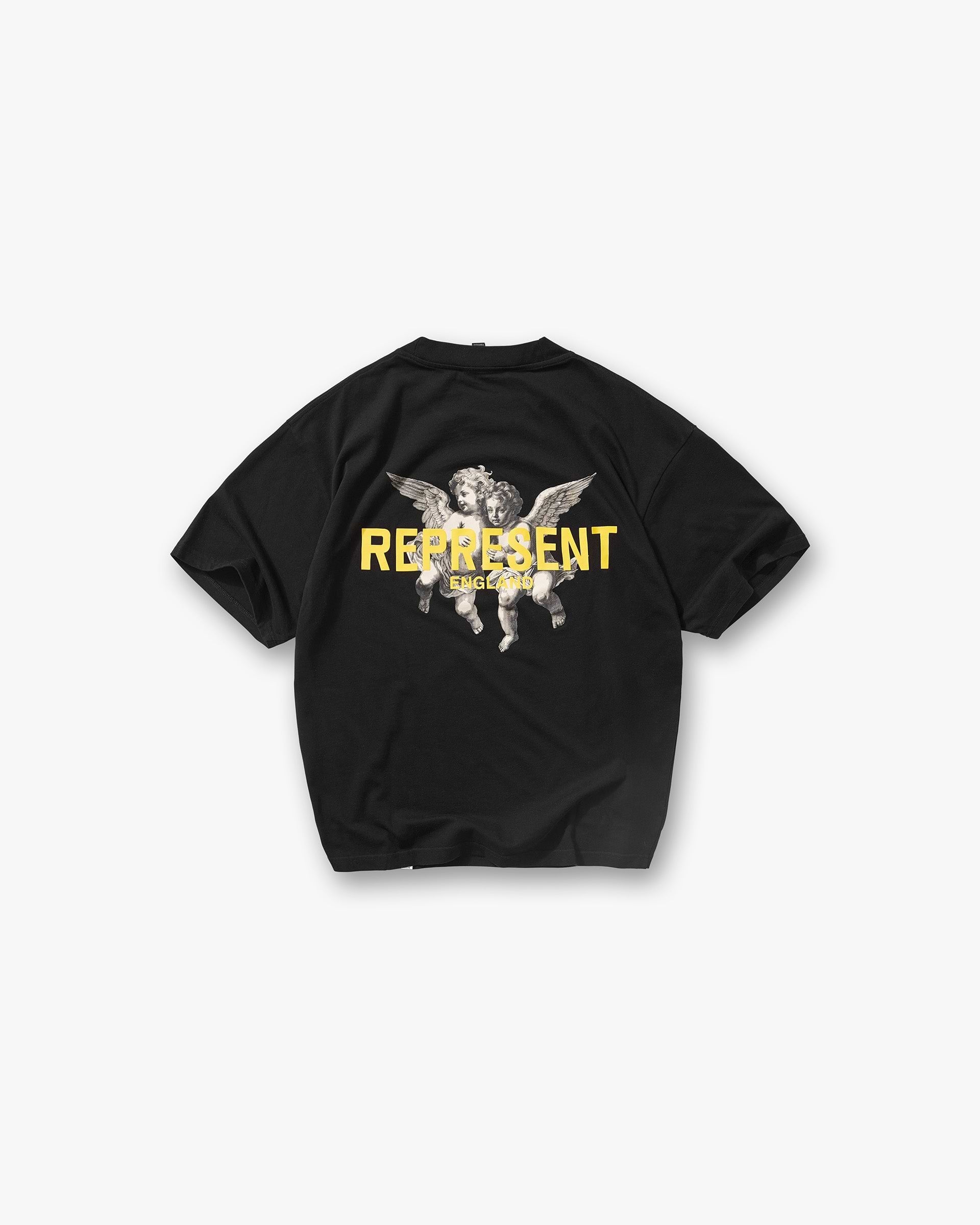Represent Legacy Cherubs T-Shirt Jet Black