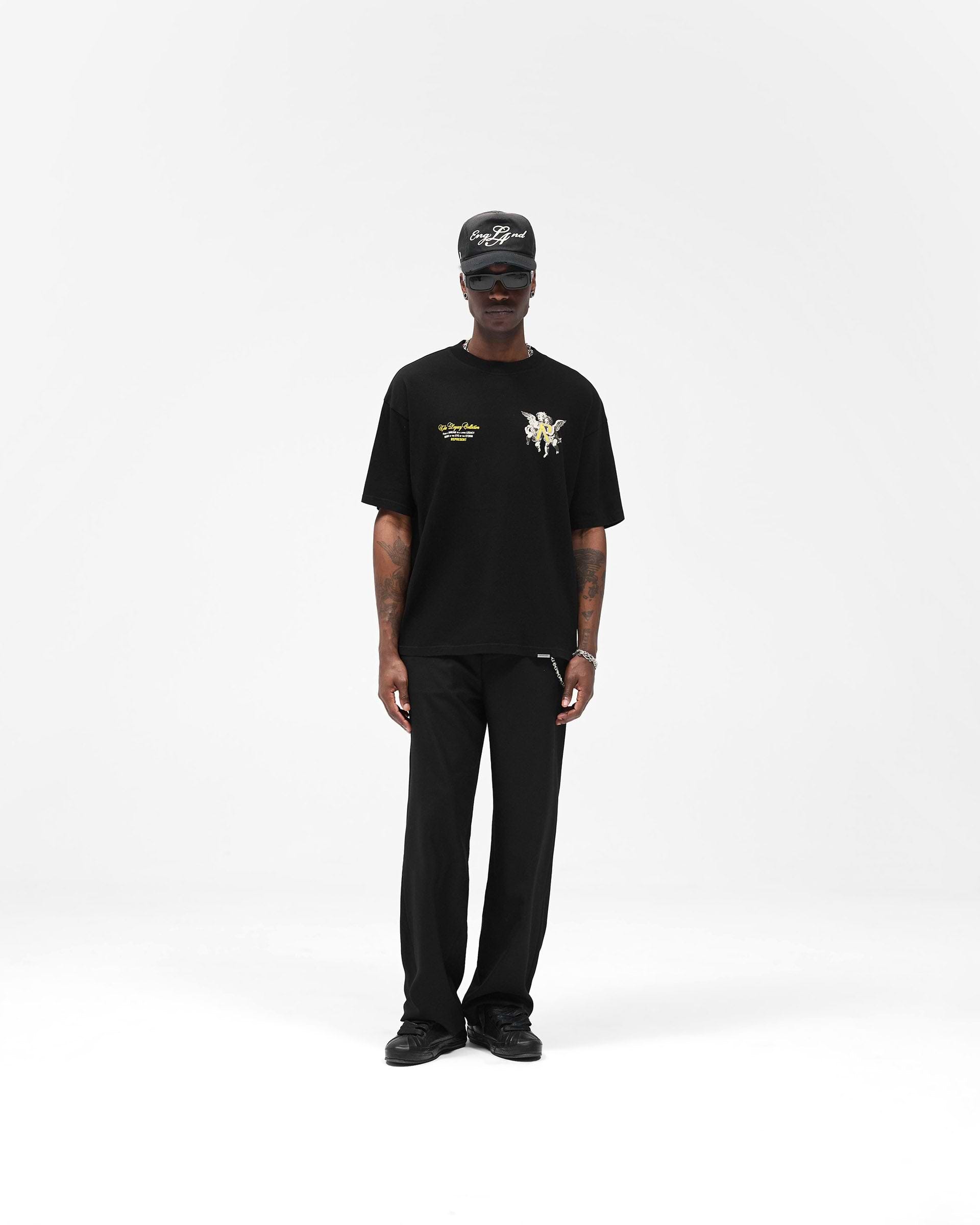 Represent Legacy Cherubs T-Shirt Jet Black