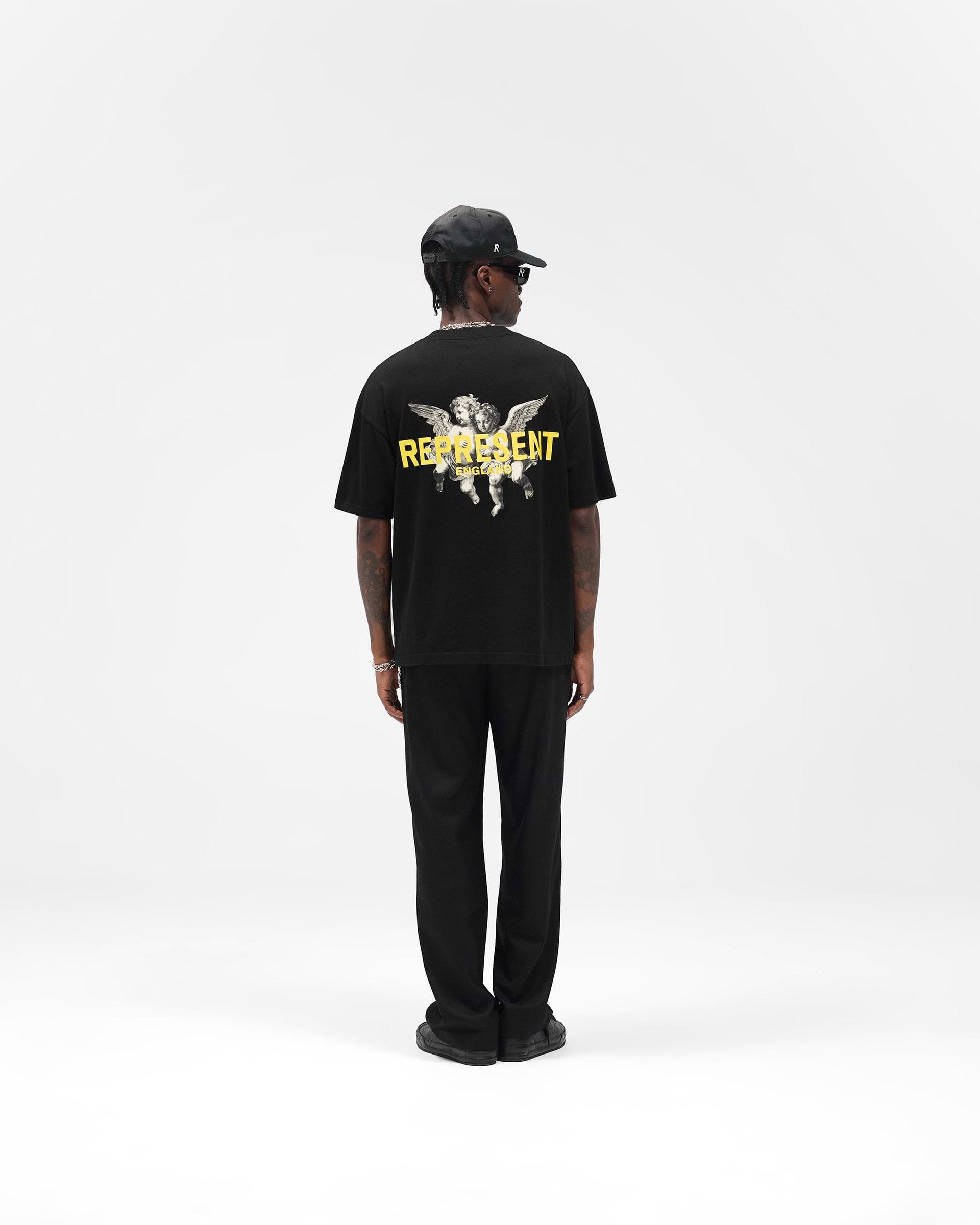 Represent Legacy Cherubs T-Shirt Jet Black