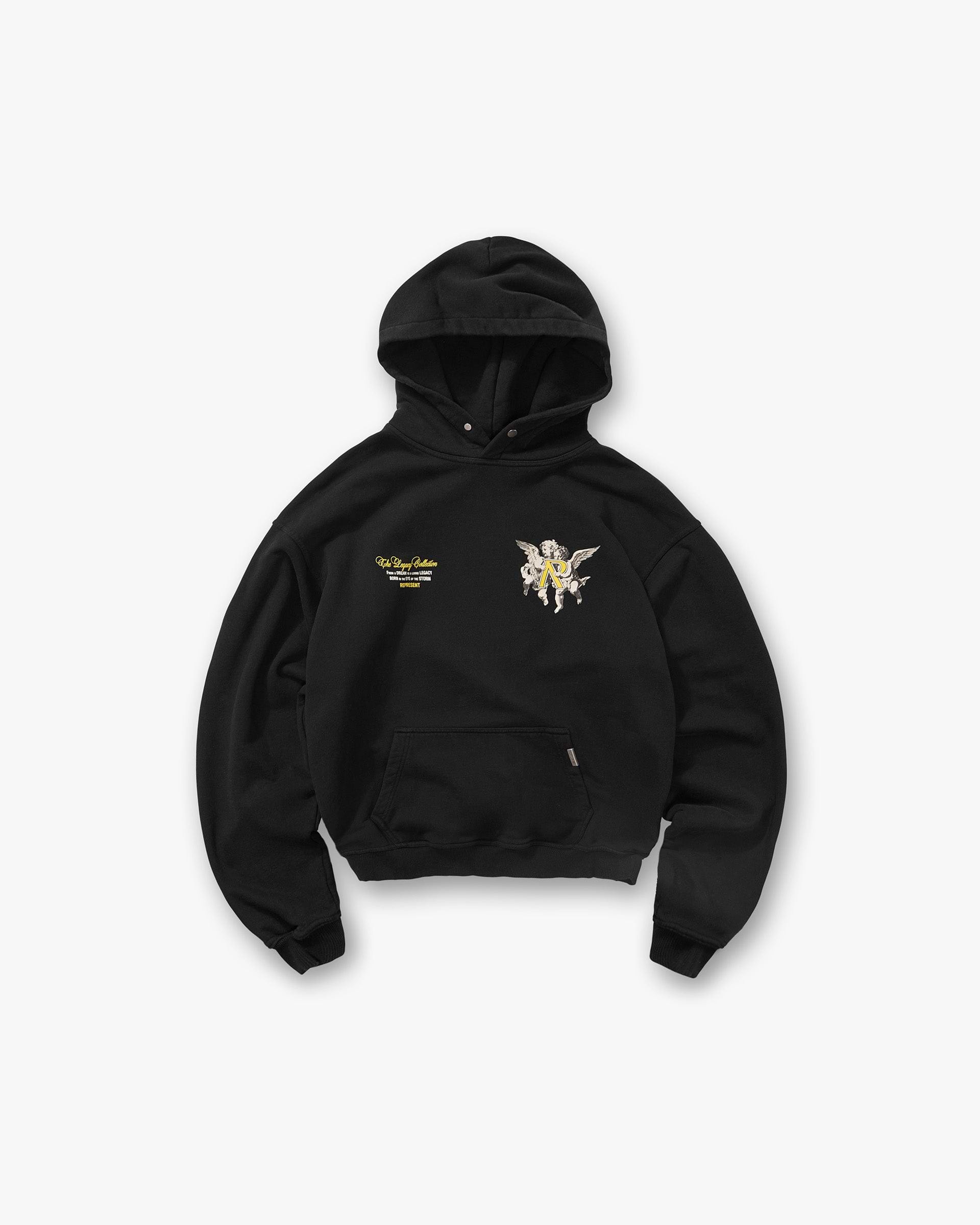 Represent Legacy Cherubs Hoodie Jet Black