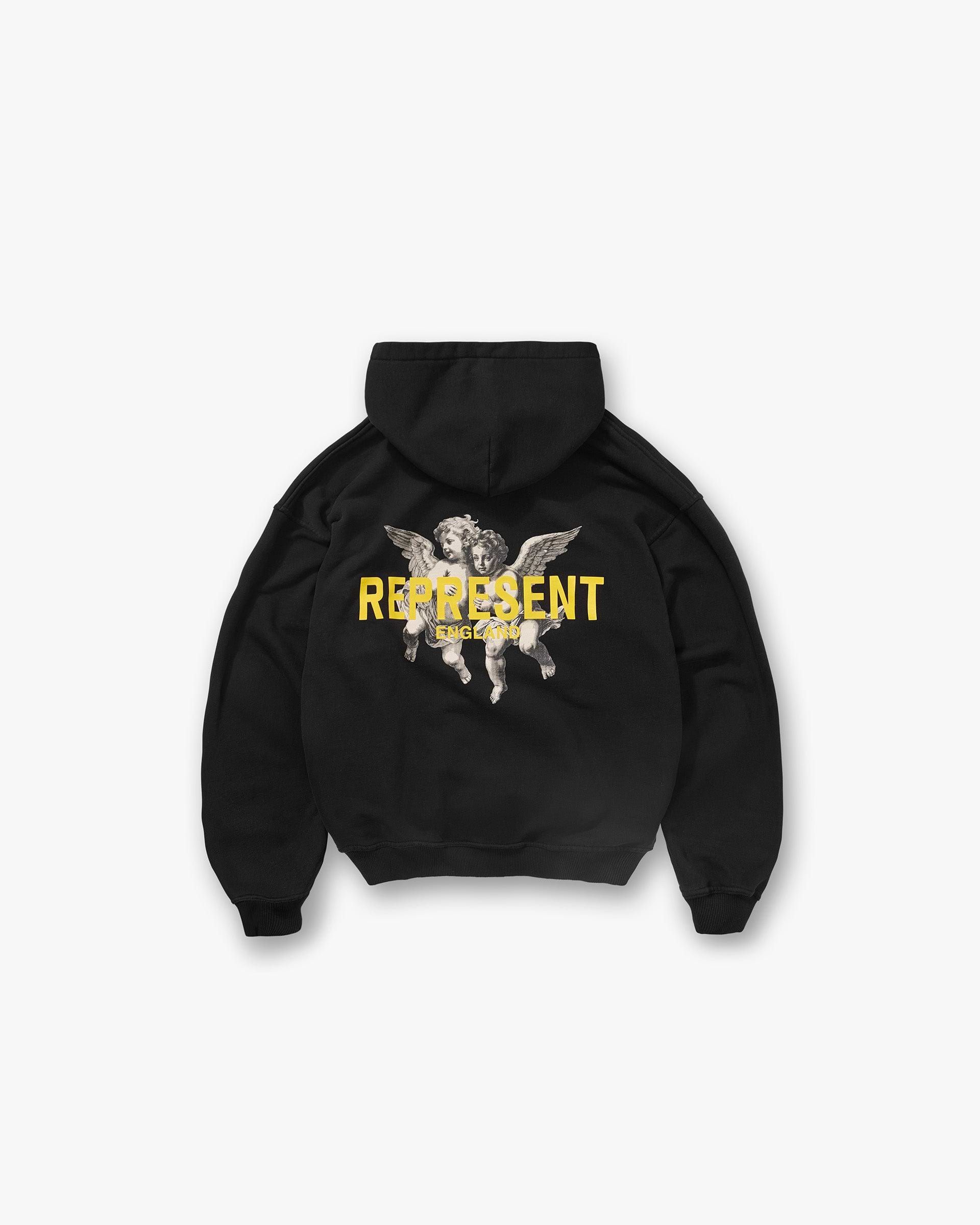 Represent Legacy Cherubs Hoodie Jet Black