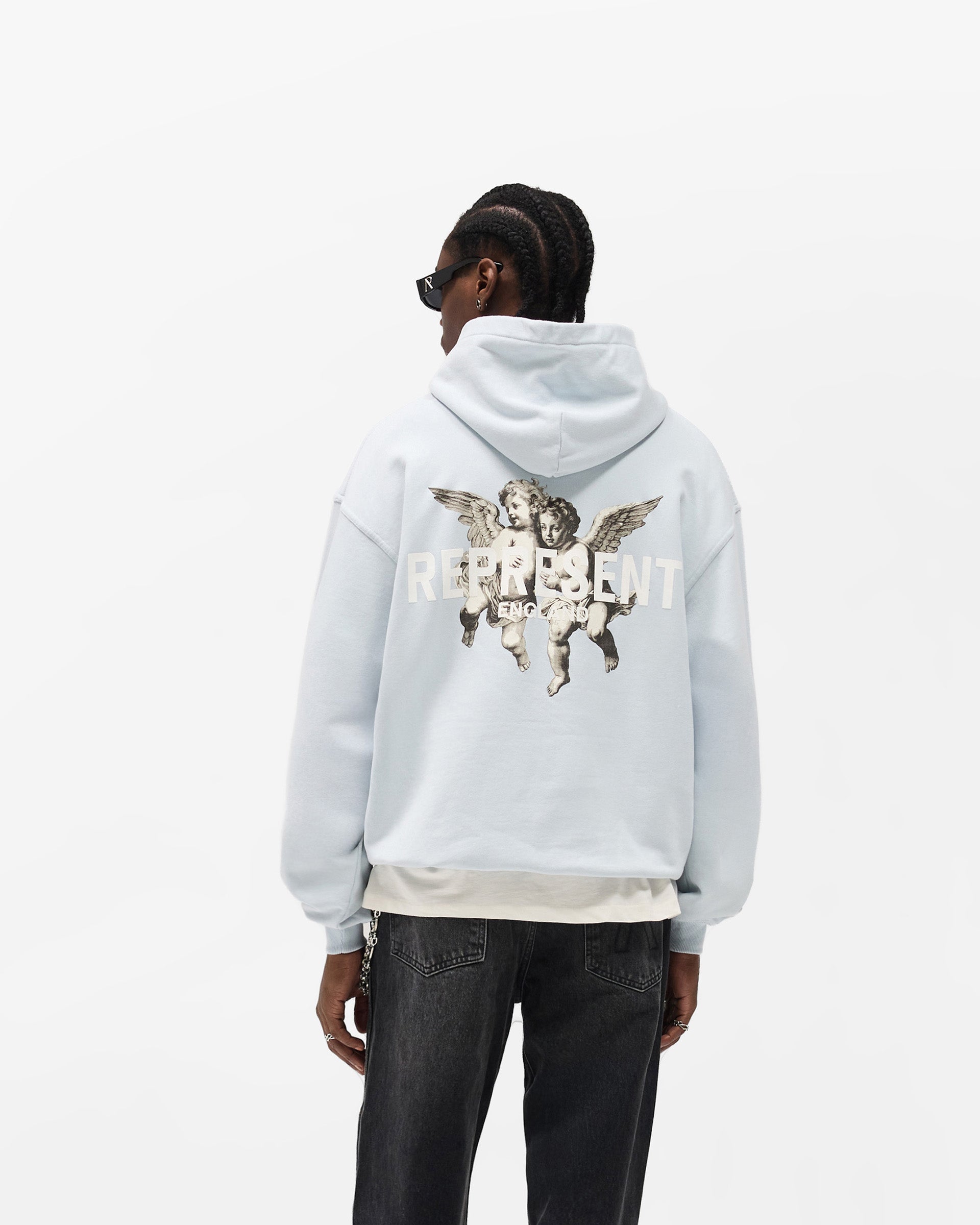 Represent Legacy Cherubs Hoodie Cloud