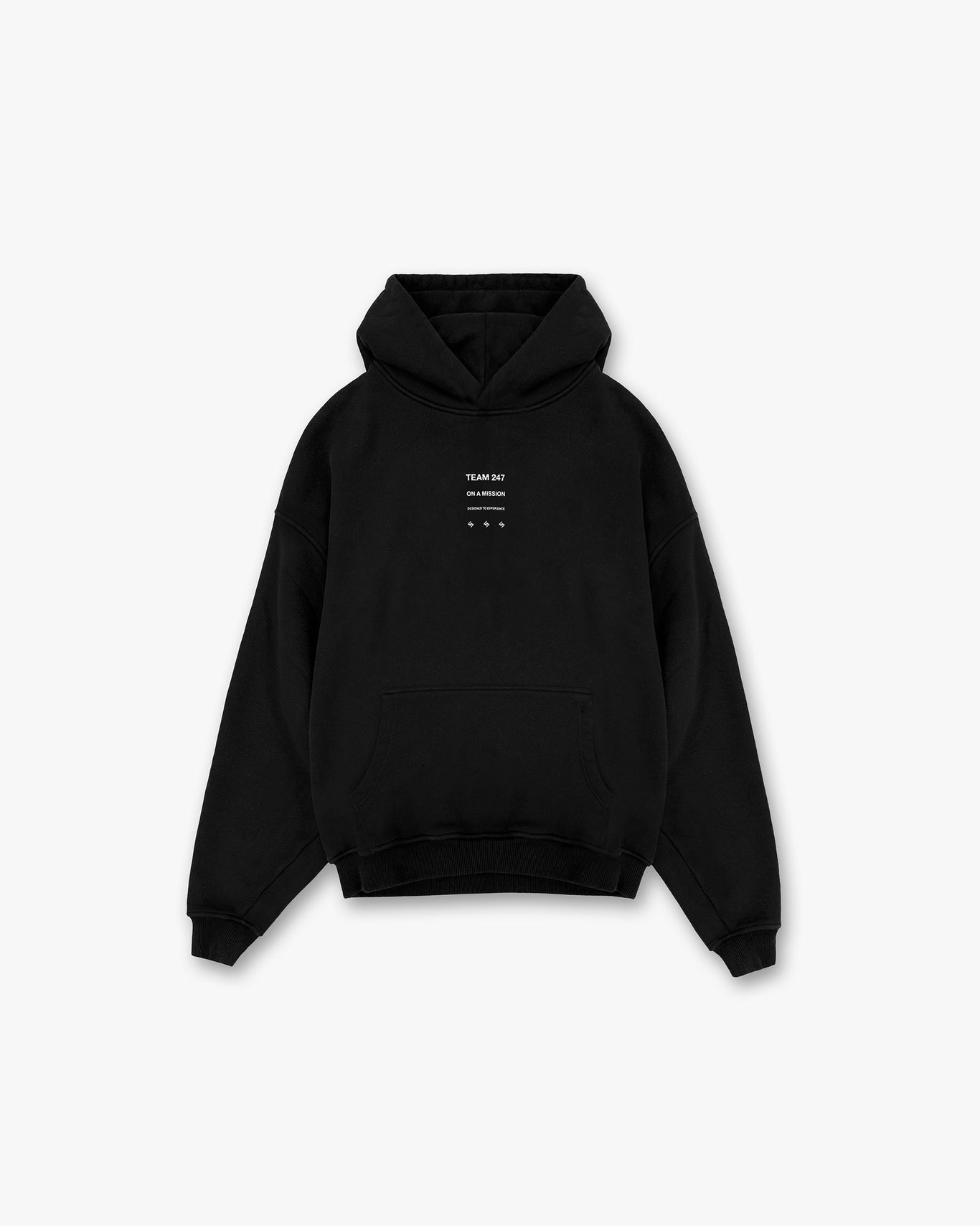 Represent 247 Uprising Oversized Hoodie Black