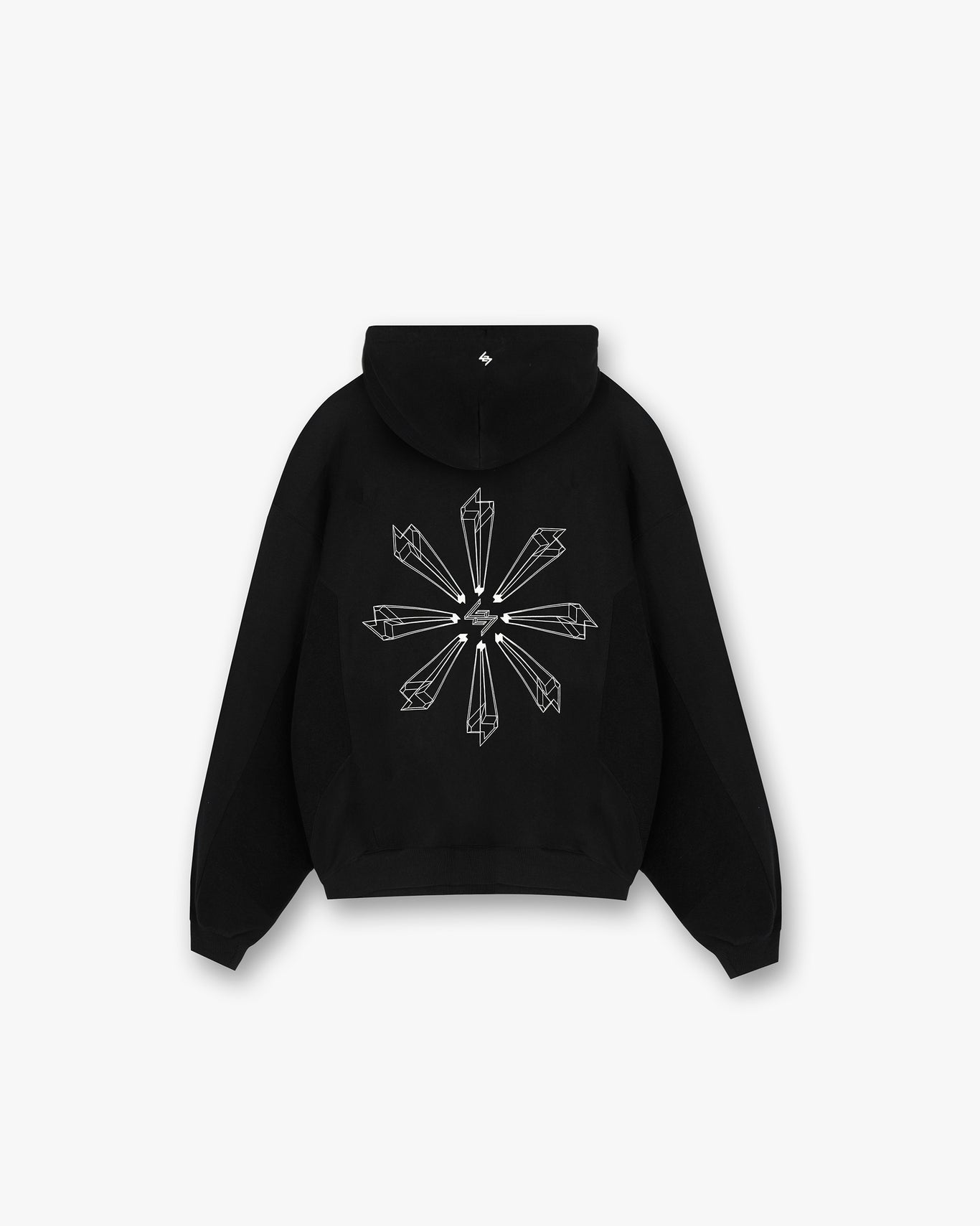 Represent 247 Uprising Oversized Hoodie Black