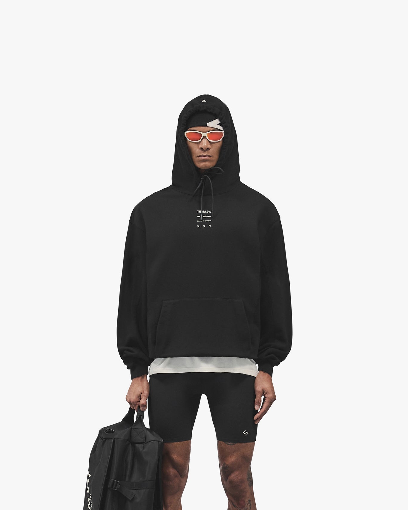 Represent 247 Uprising Oversized Hoodie Black