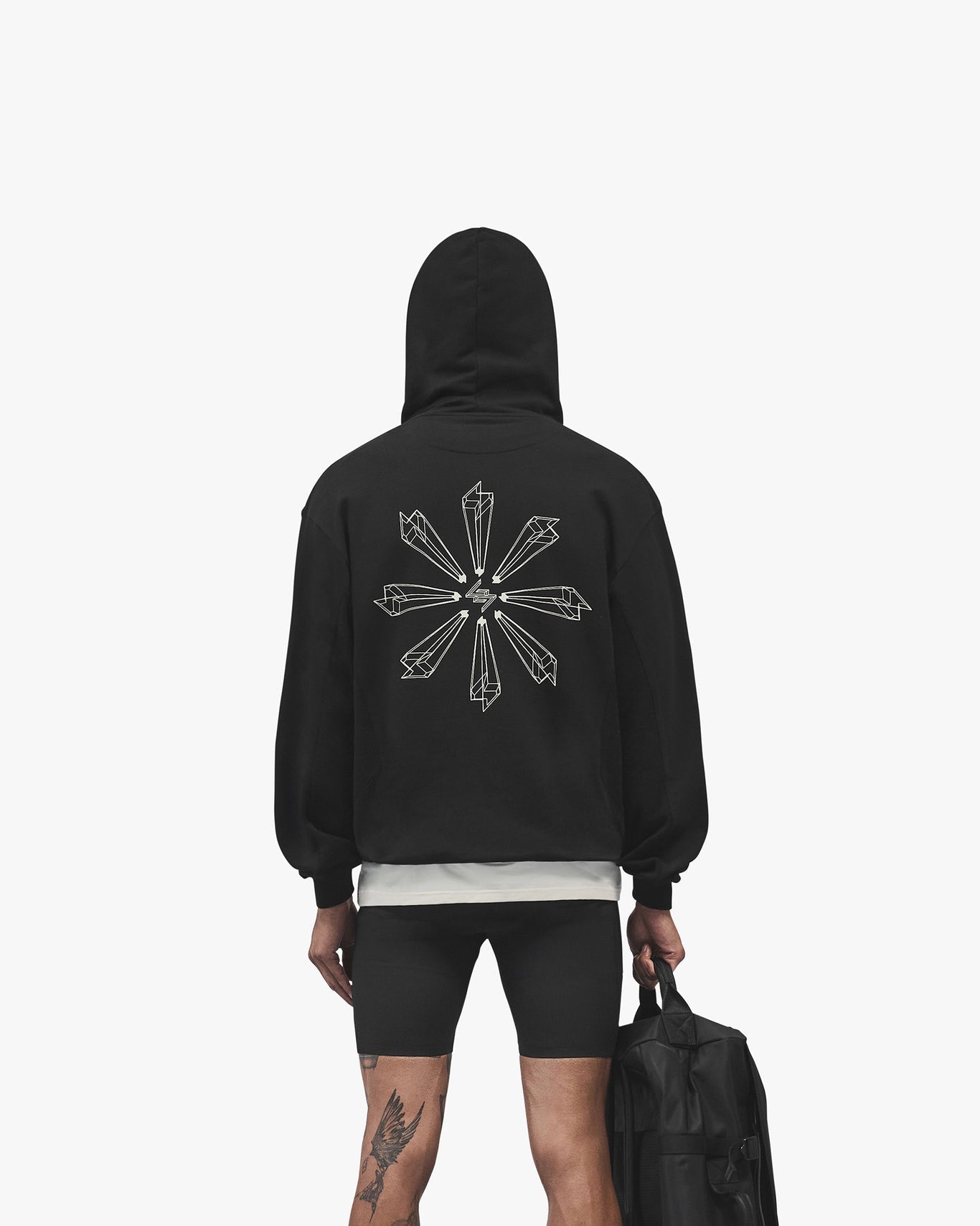 Represent 247 Uprising Oversized Hoodie Black