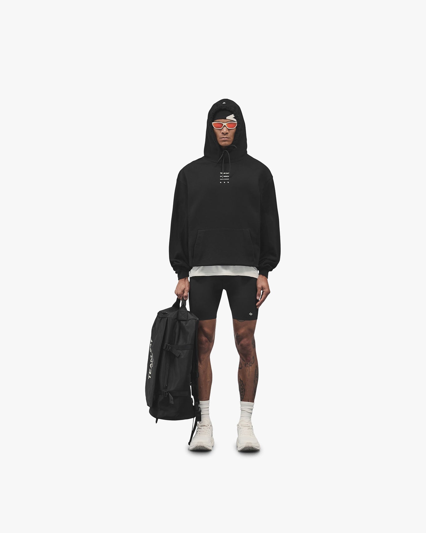 Represent 247 Uprising Oversized Hoodie Black