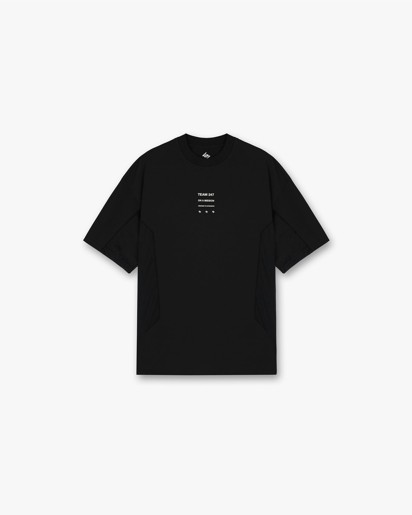 Represent 247 Uprising Oversized T-Shirt Black