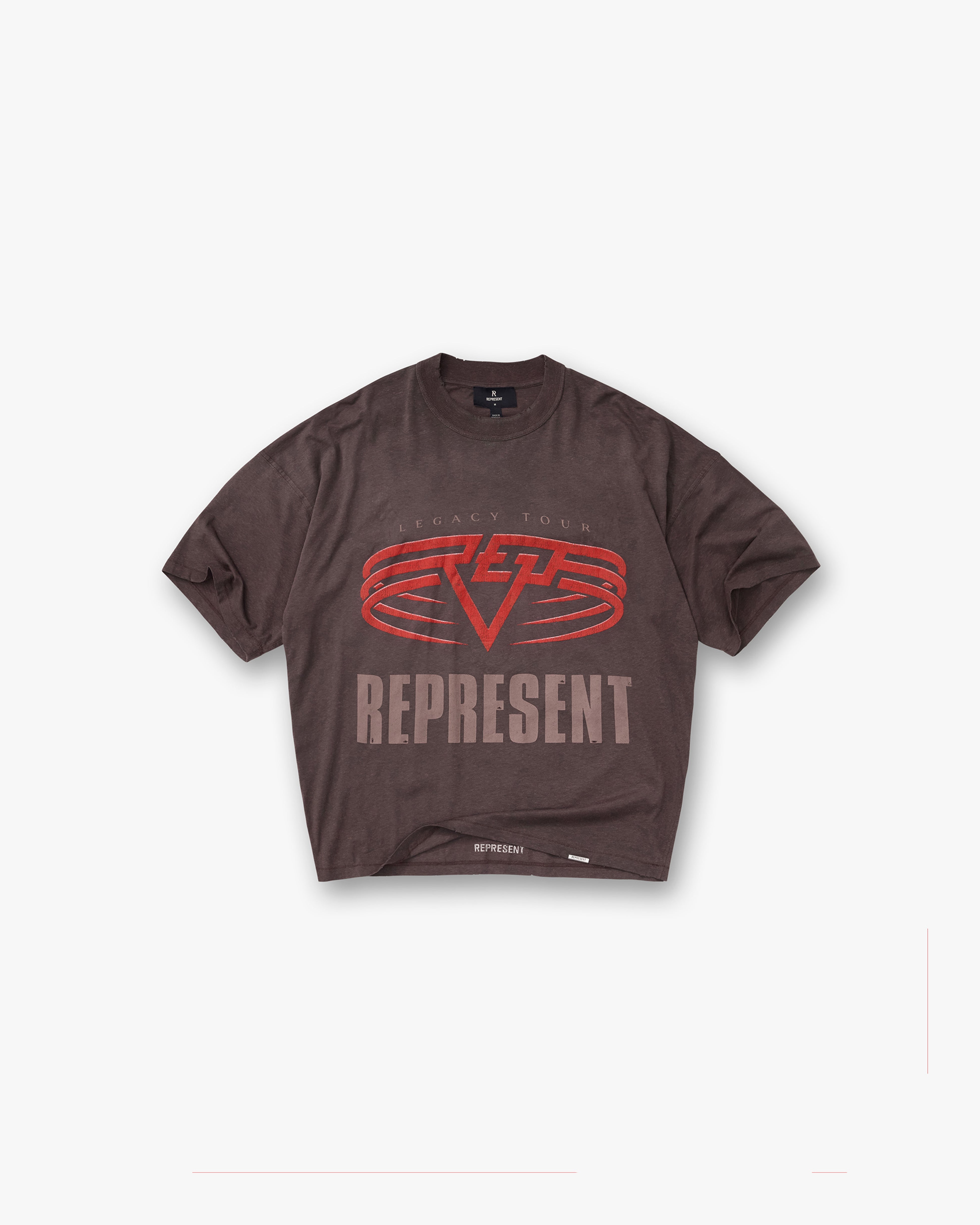 Represent Living Legacy T-Shirt Sun Fade Grey