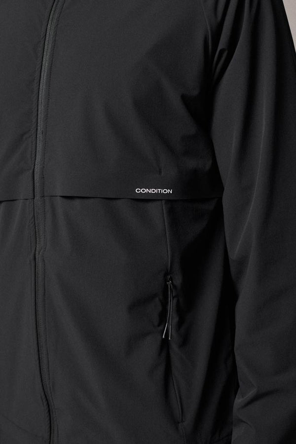 Condition Nylon Windbreaker Black