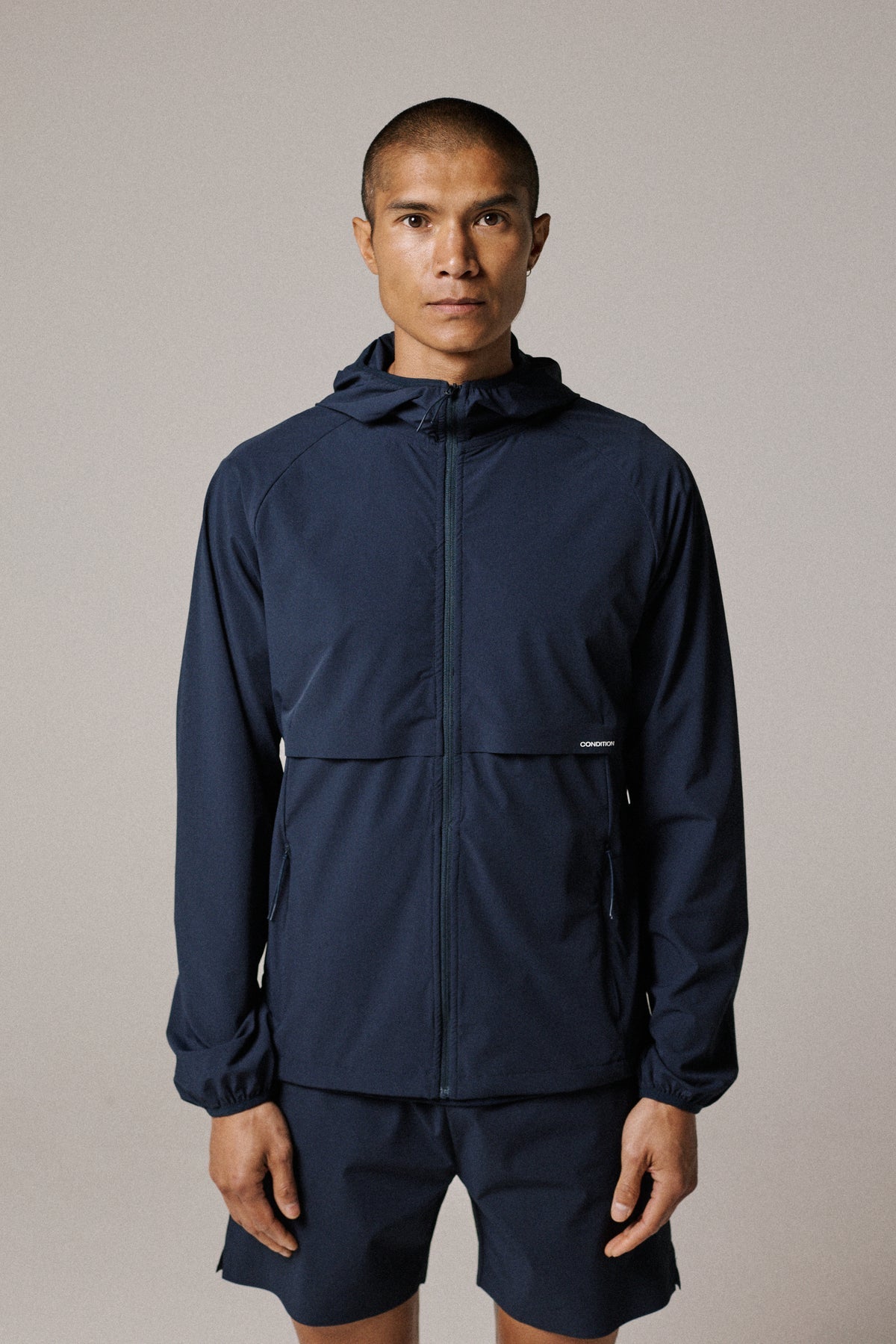 Condition Everyday Nylon Windbreaker Navy