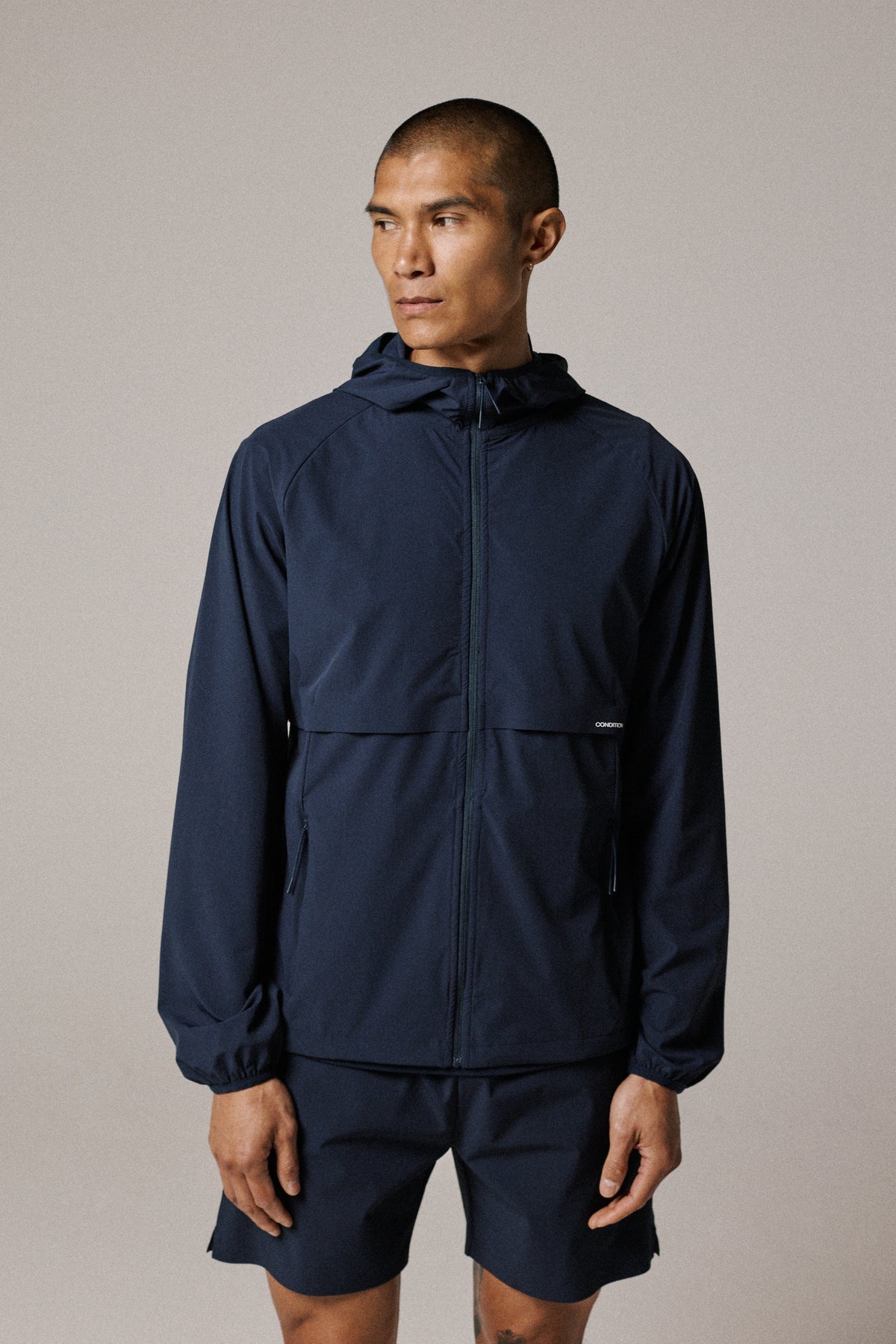 Condition Everyday Nylon Windbreaker Navy