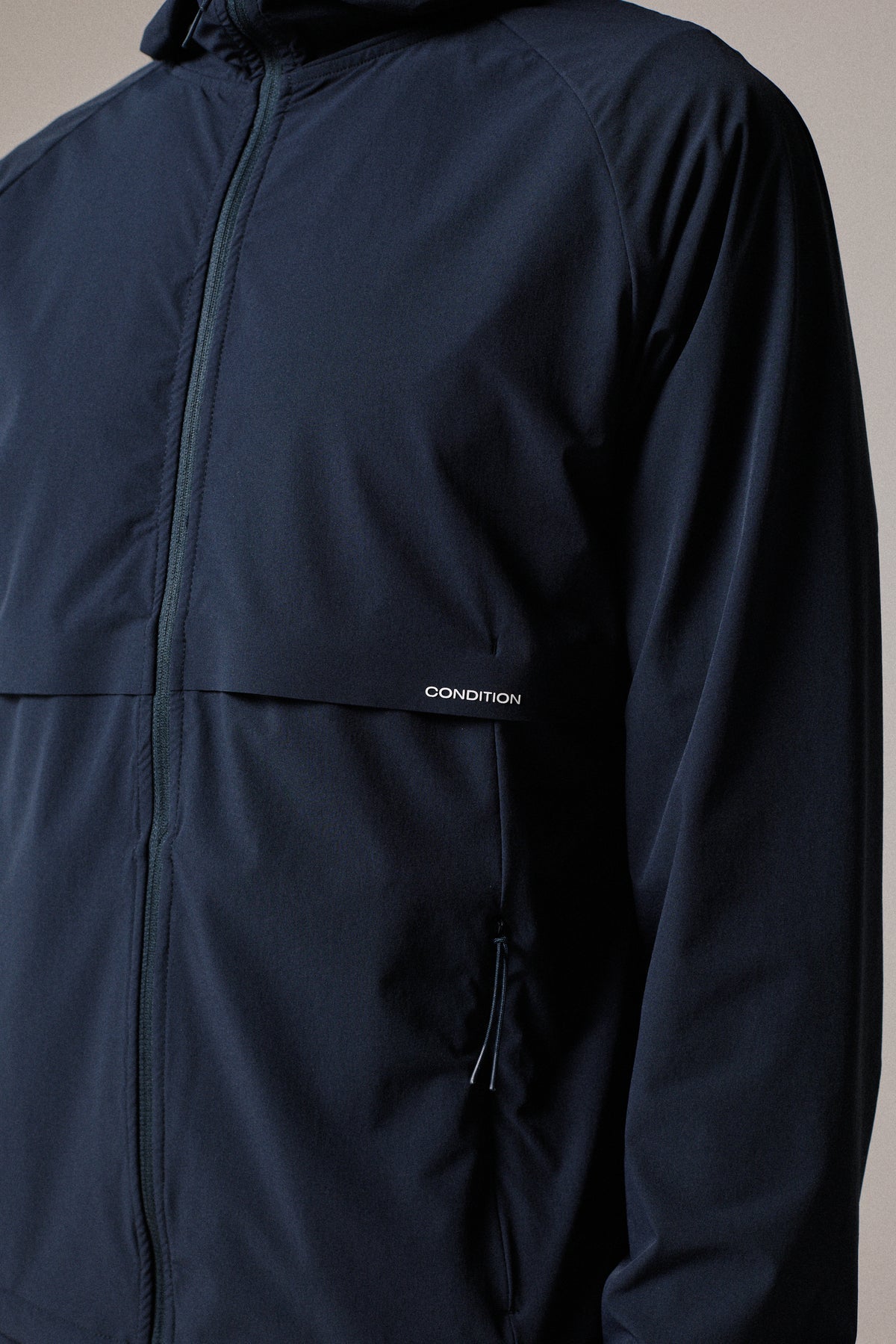 Condition Everyday Nylon Windbreaker Navy