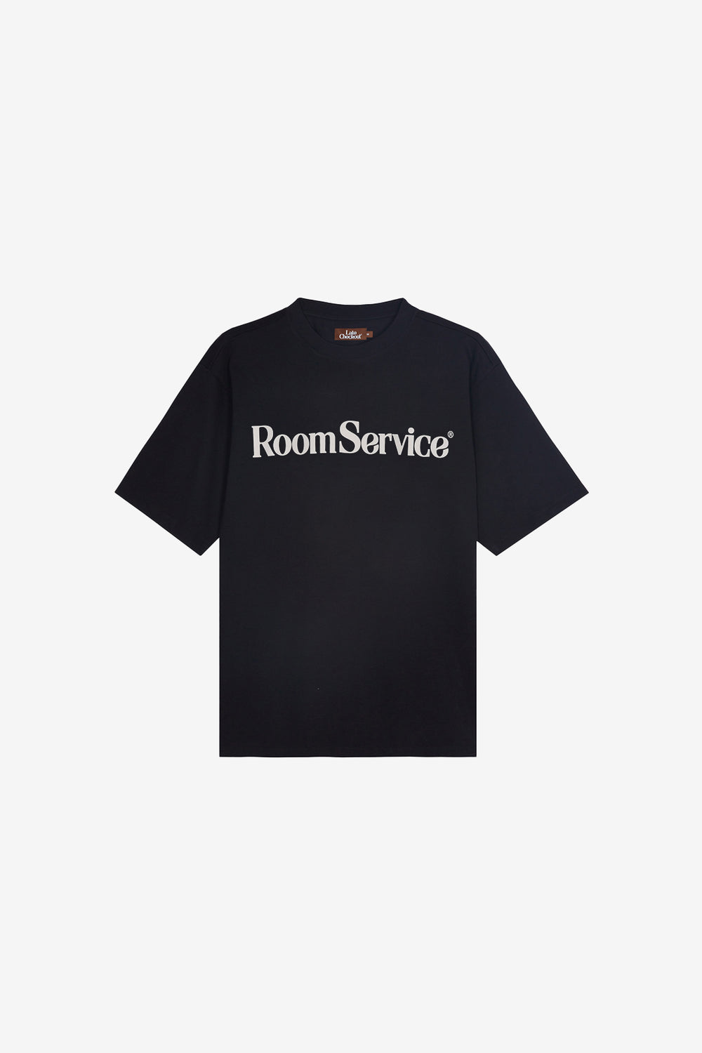 Late Checkout Black Room Service Tee
