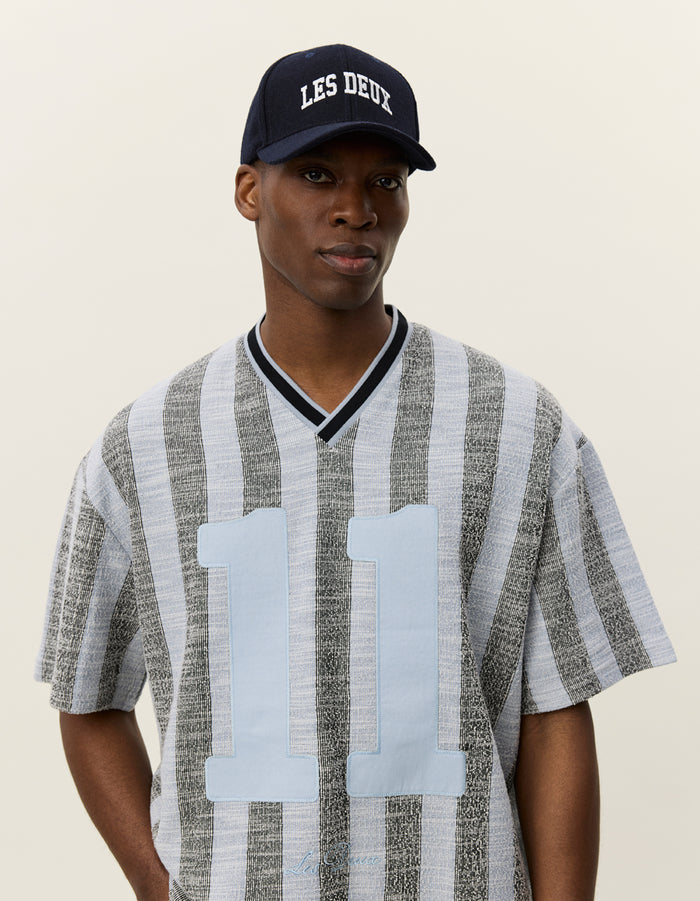 Les Deux Bronson American Football Jersey - Blue