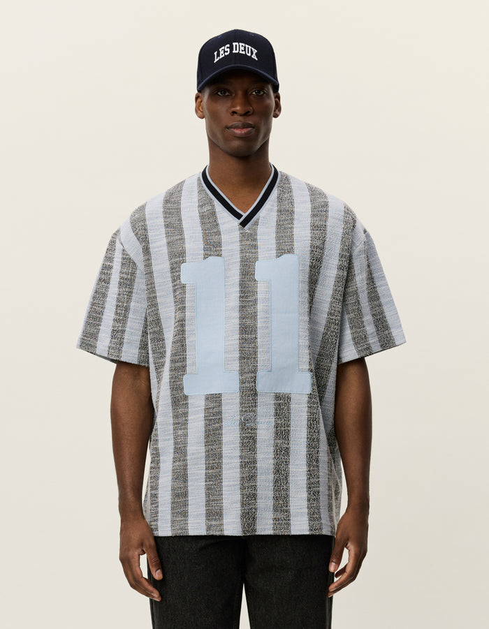 Les Deux Bronson American Football Jersey - Blue