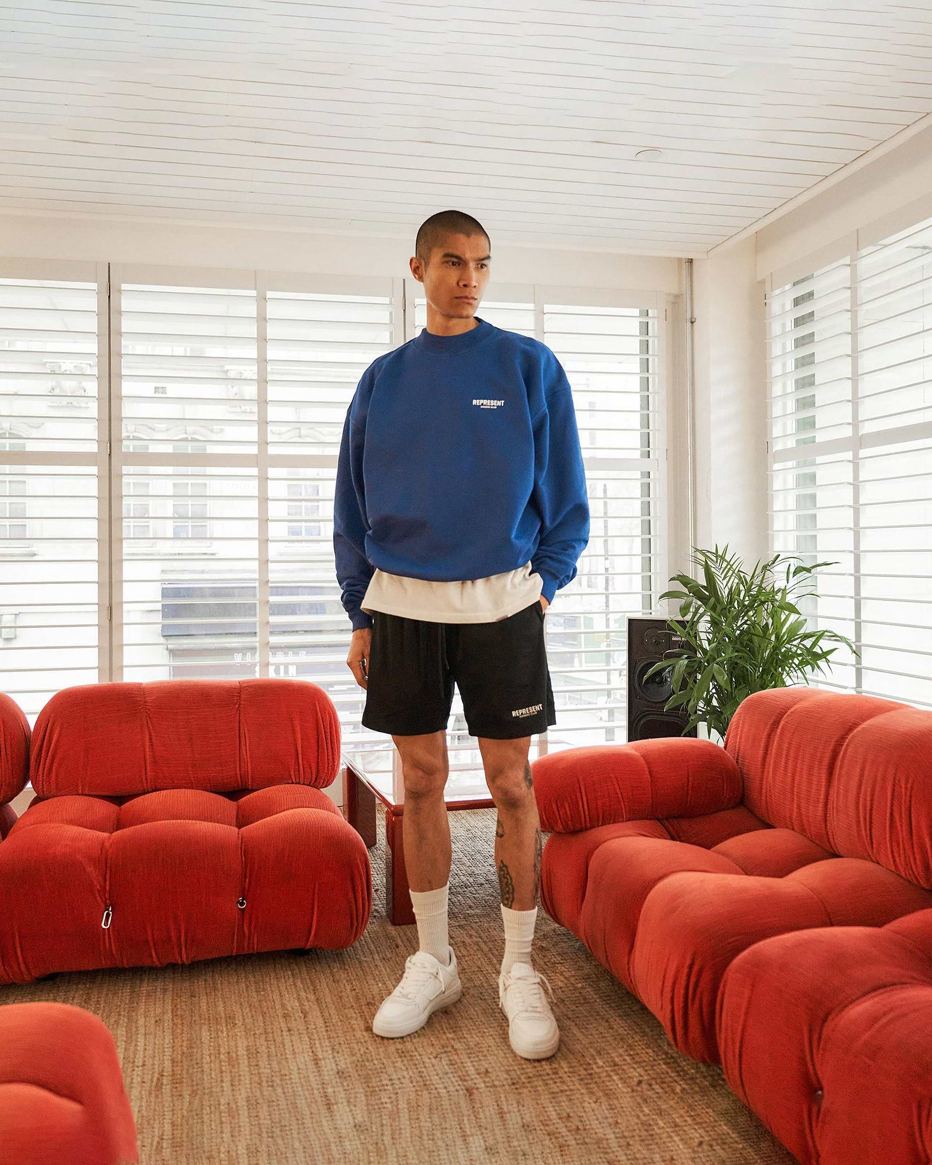 Represent Owners Club Mesh Shorts Black