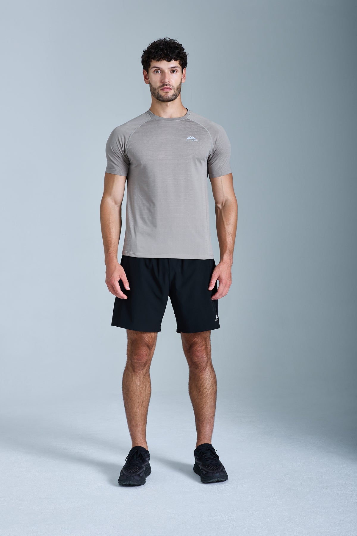 Trailberg Form Seamless Tee - Pale Taupe / Dune White