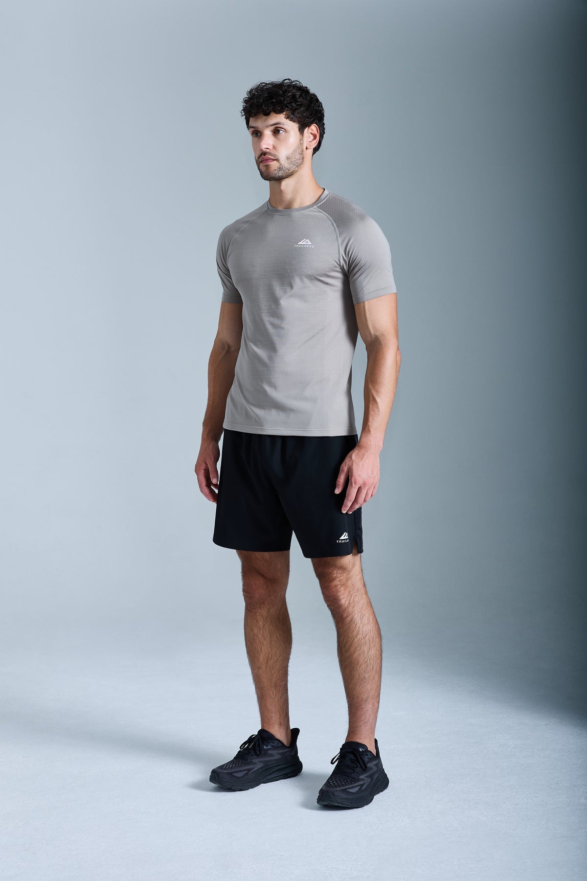Trailberg Form Seamless Tee - Pale Taupe / Dune White