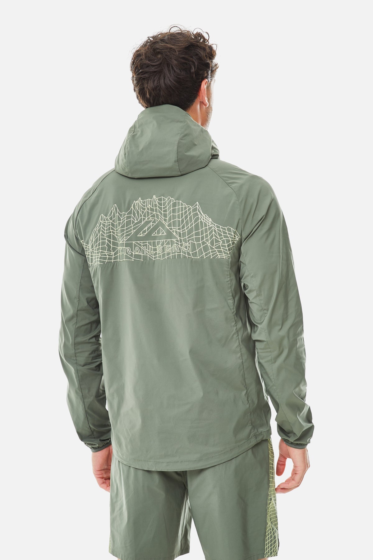 Trailberg Vantage Hood - Dark Fern / Pale Citrus