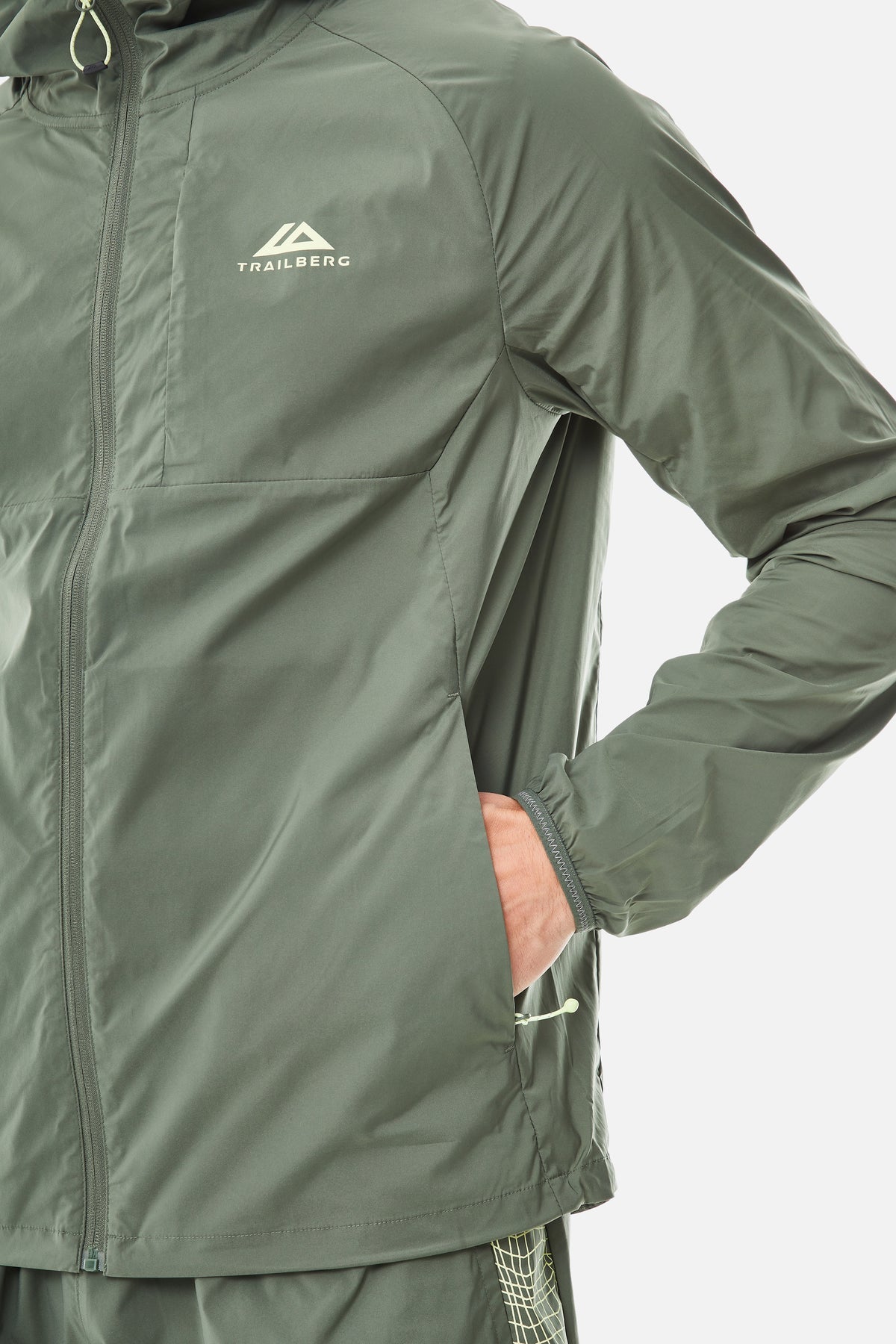Trailberg Vantage Hood - Dark Fern / Pale Citrus