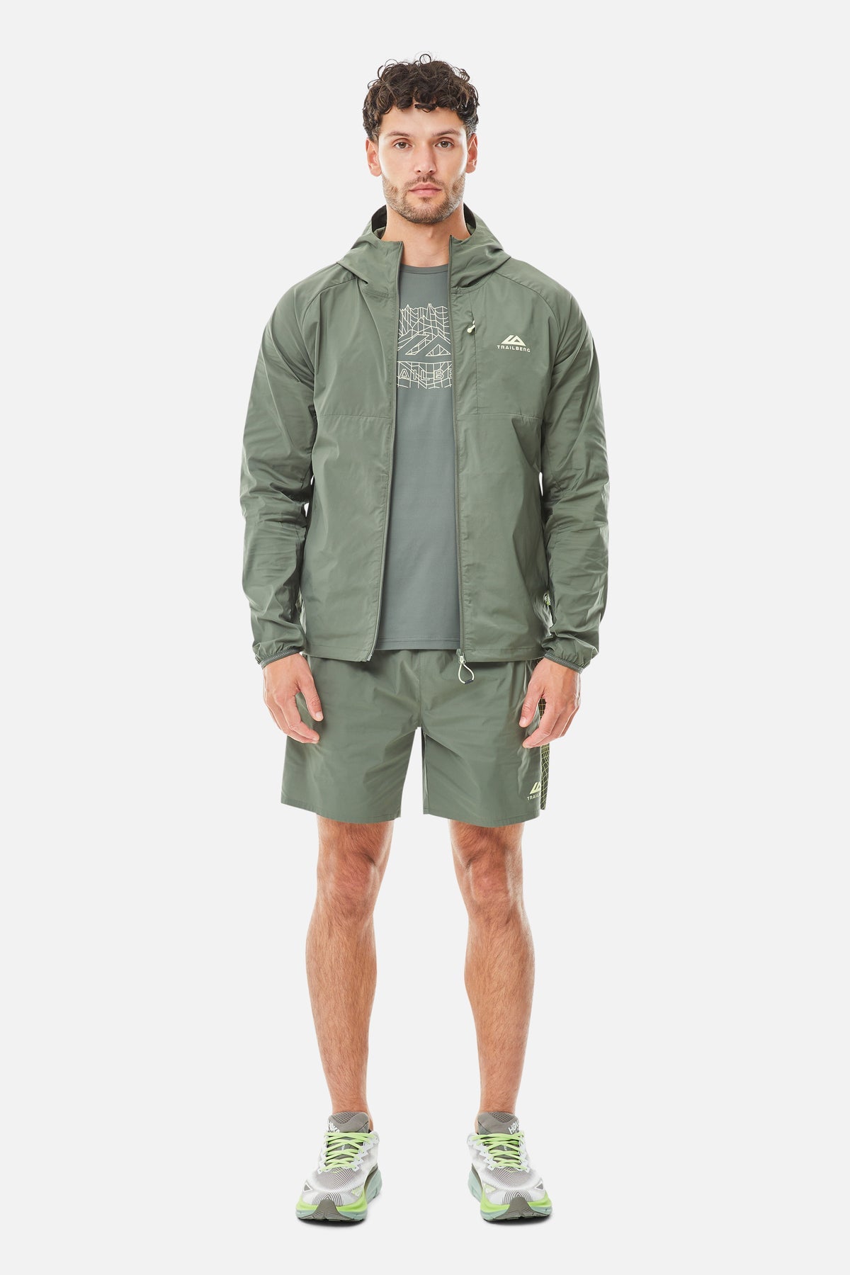 Trailberg Vantage Hood - Dark Fern / Pale Citrus