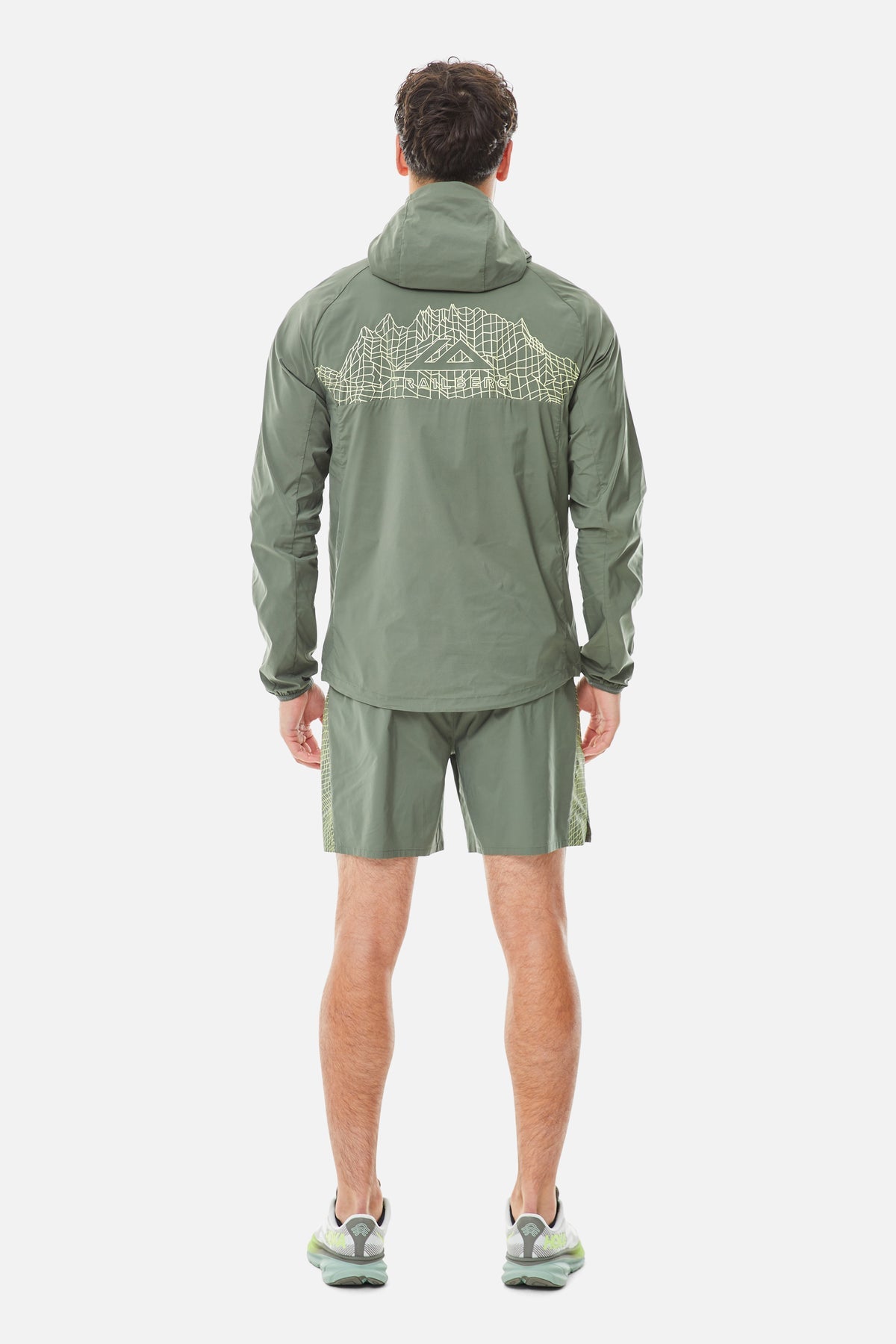 Trailberg Vantage Hood - Dark Fern / Pale Citrus