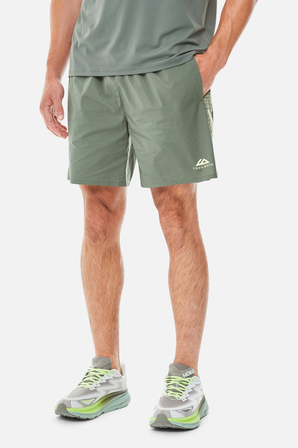 Trailberg Vantage Short - Dark Fern / Pale Citrus