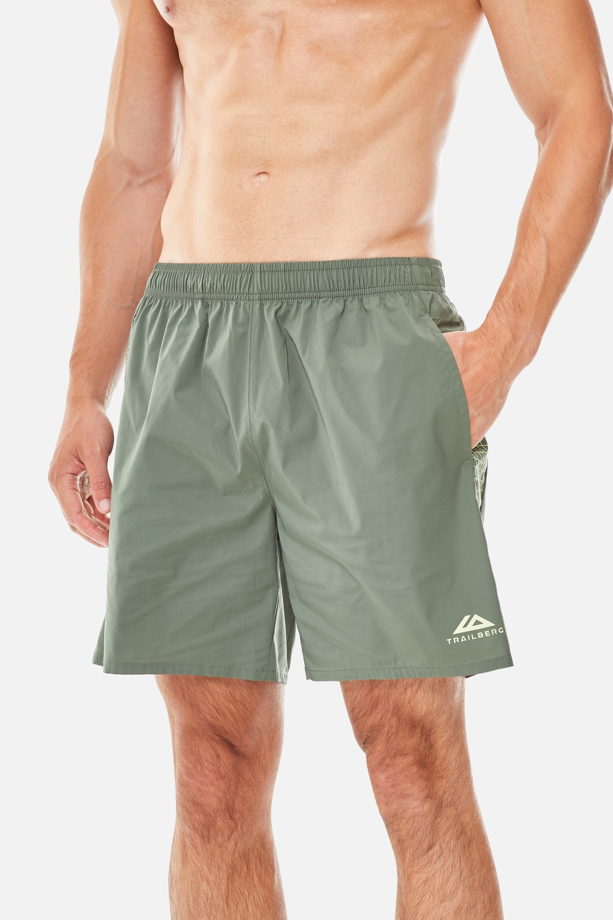 Trailberg Vantage Short - Dark Fern / Pale Citrus
