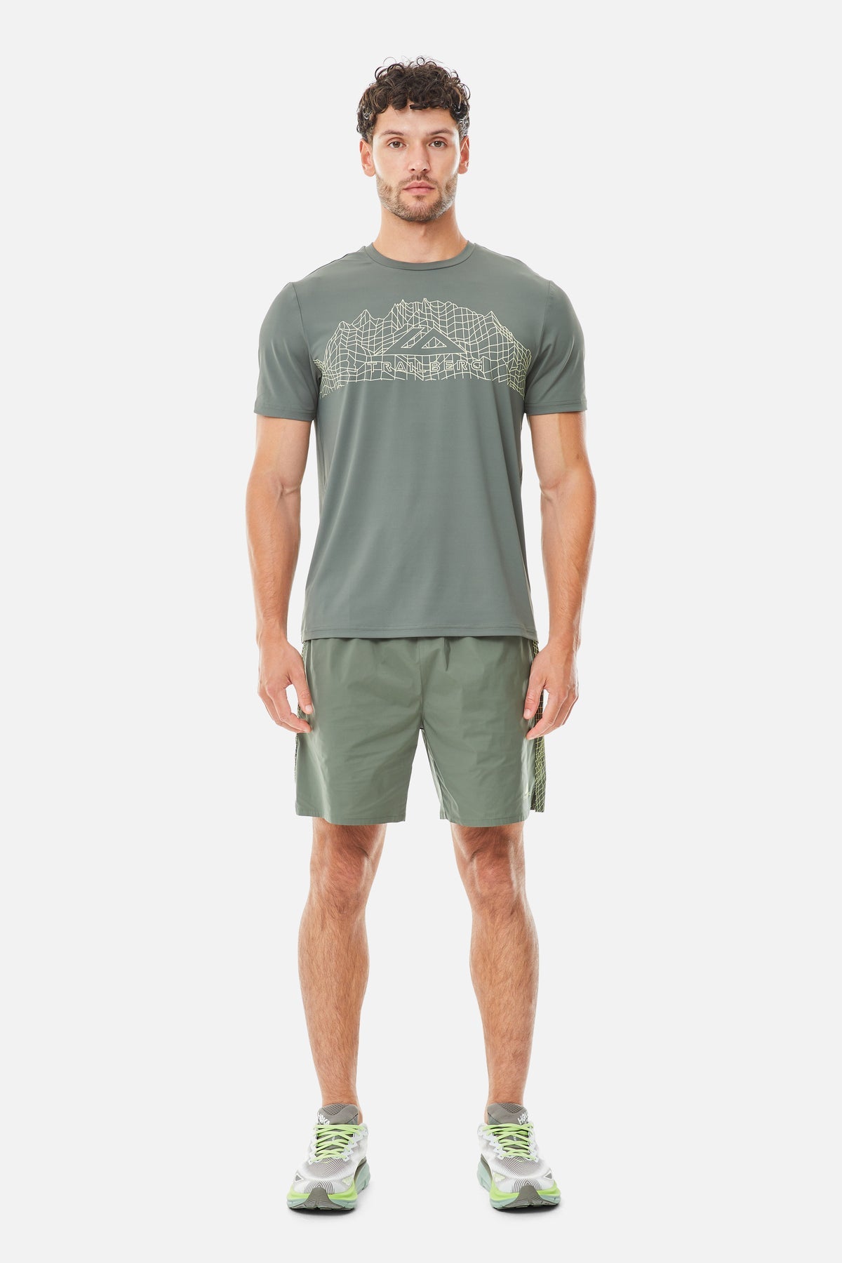 Trailberg Vantage Short - Dark Fern / Pale Citrus