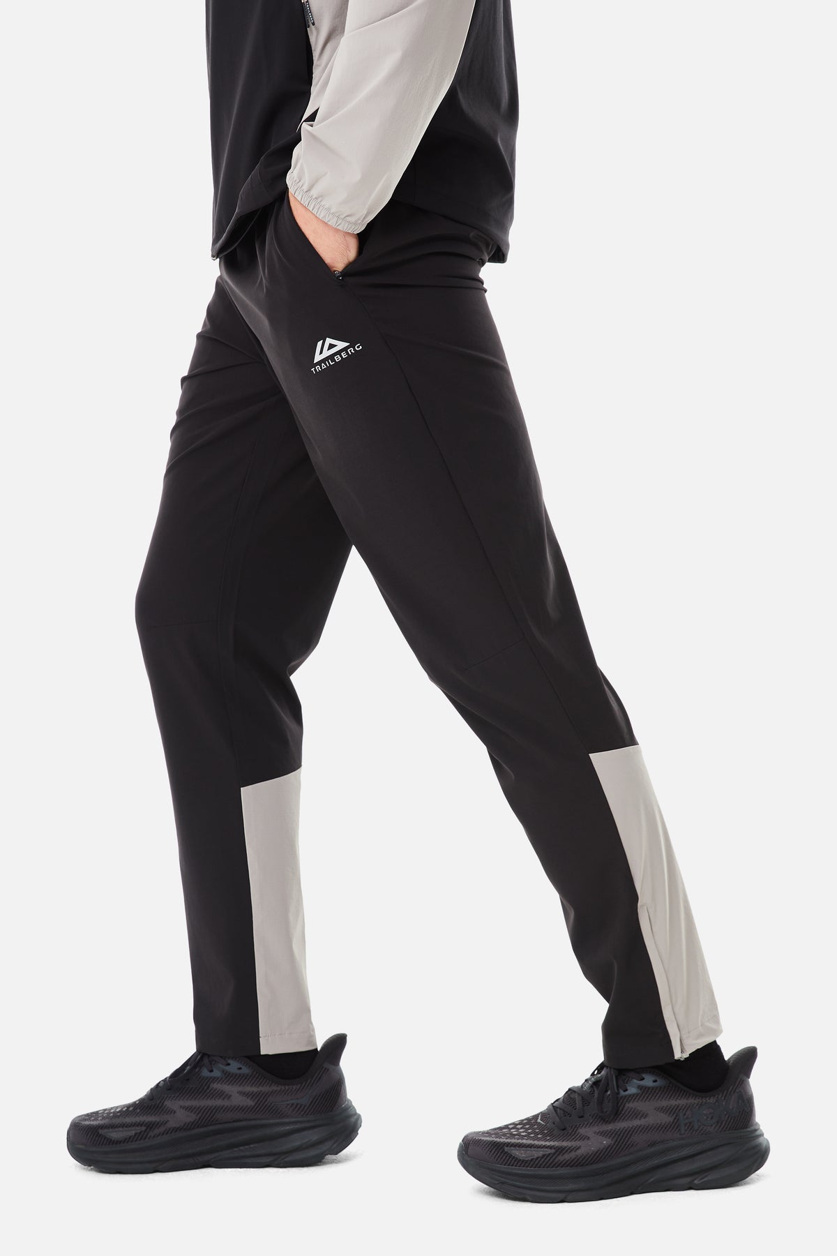 Trailberg Focus Tracksuit - Fossil Brown/Pale Taupe/Black