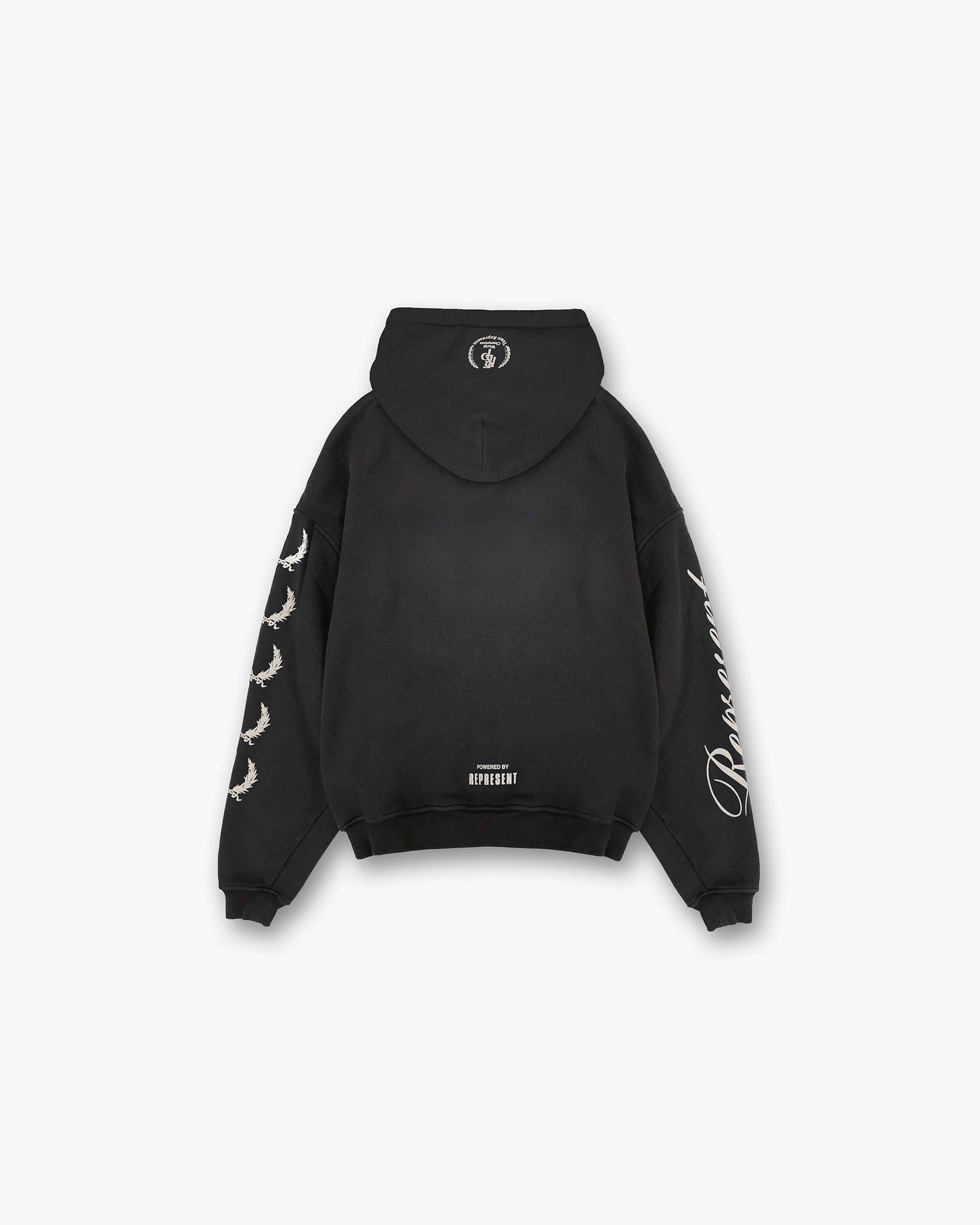 Represent World Championship Hoodie Stained Black