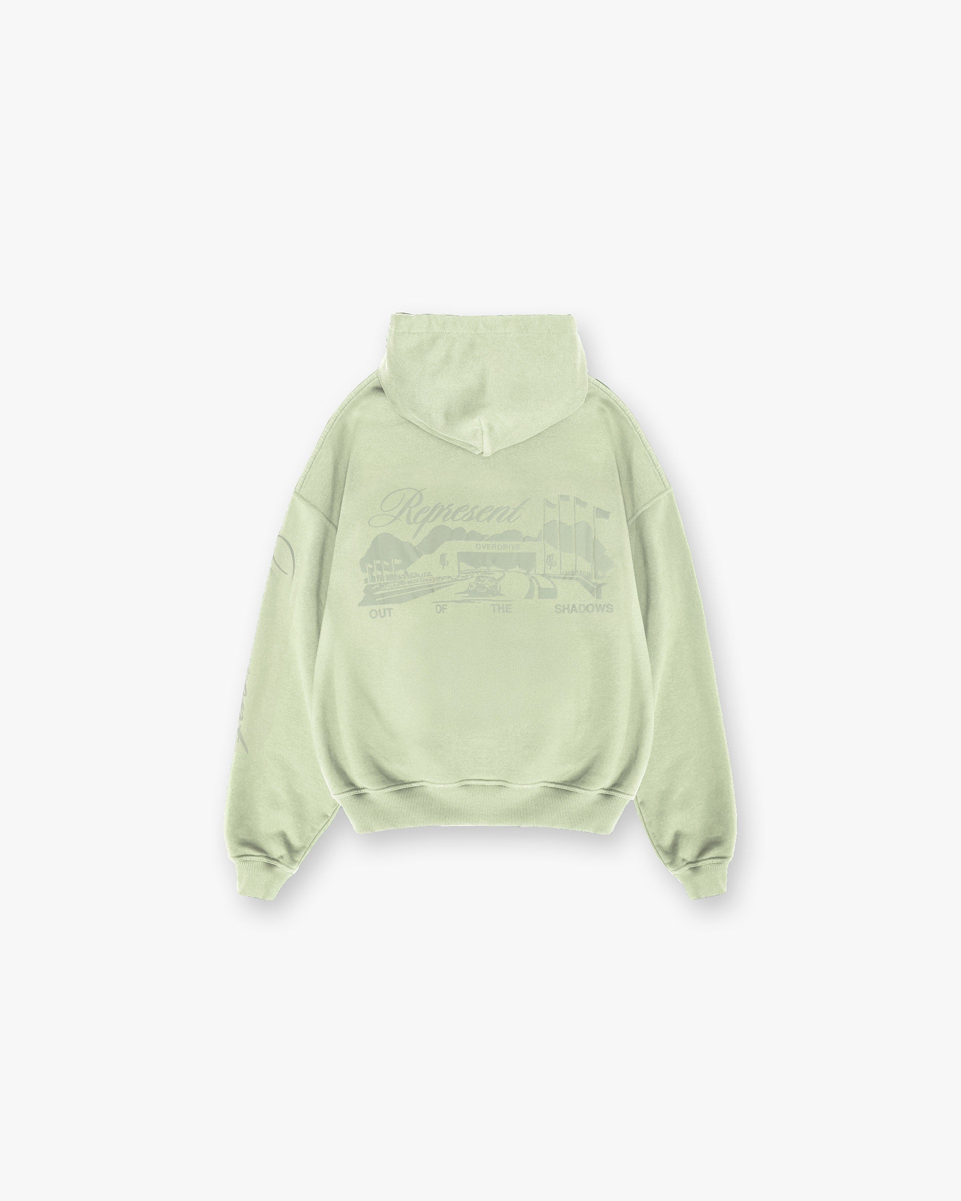 Represent Raceway Hoodie Matcha