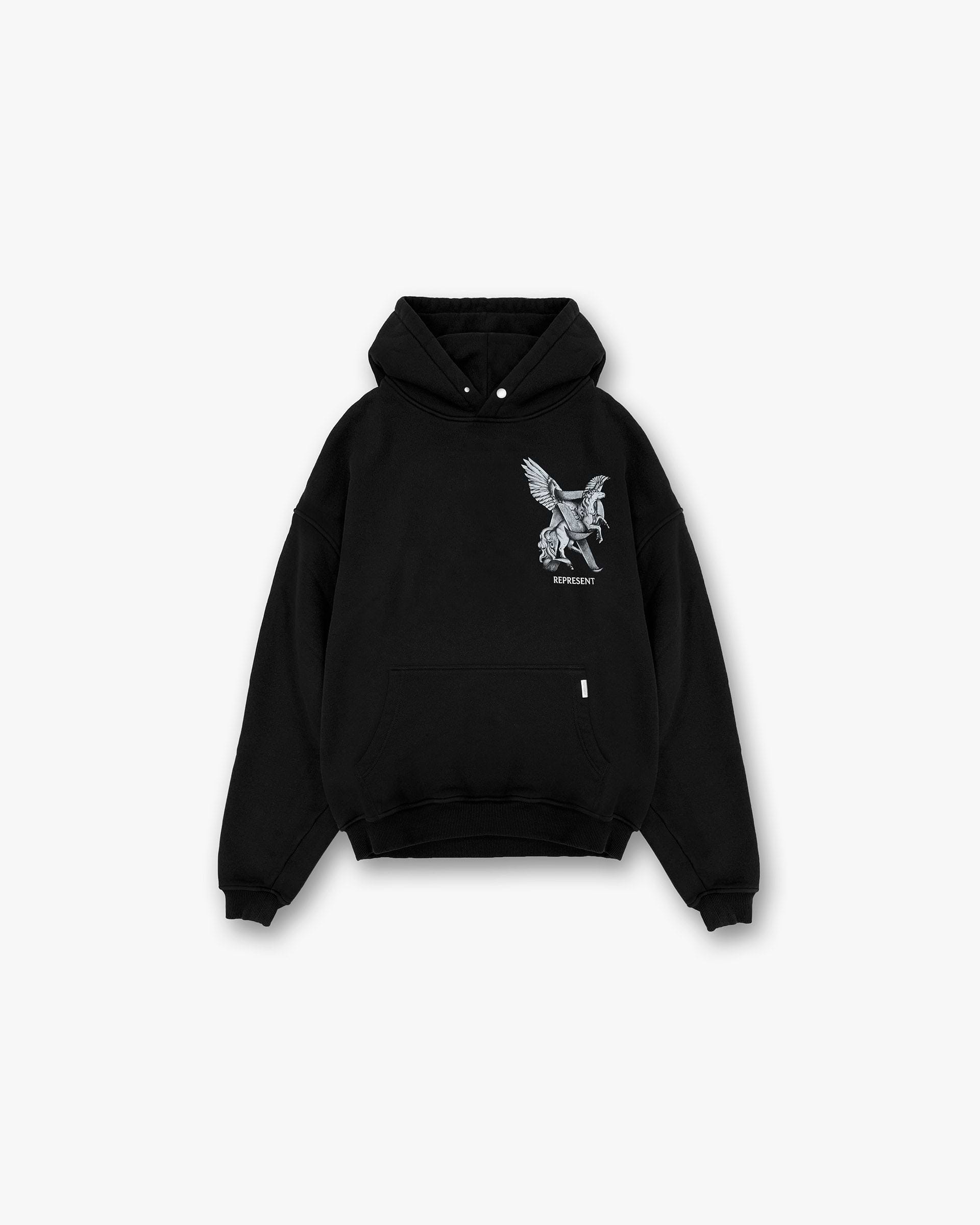 Represent Elegance In Motion Hoodie Jet Black