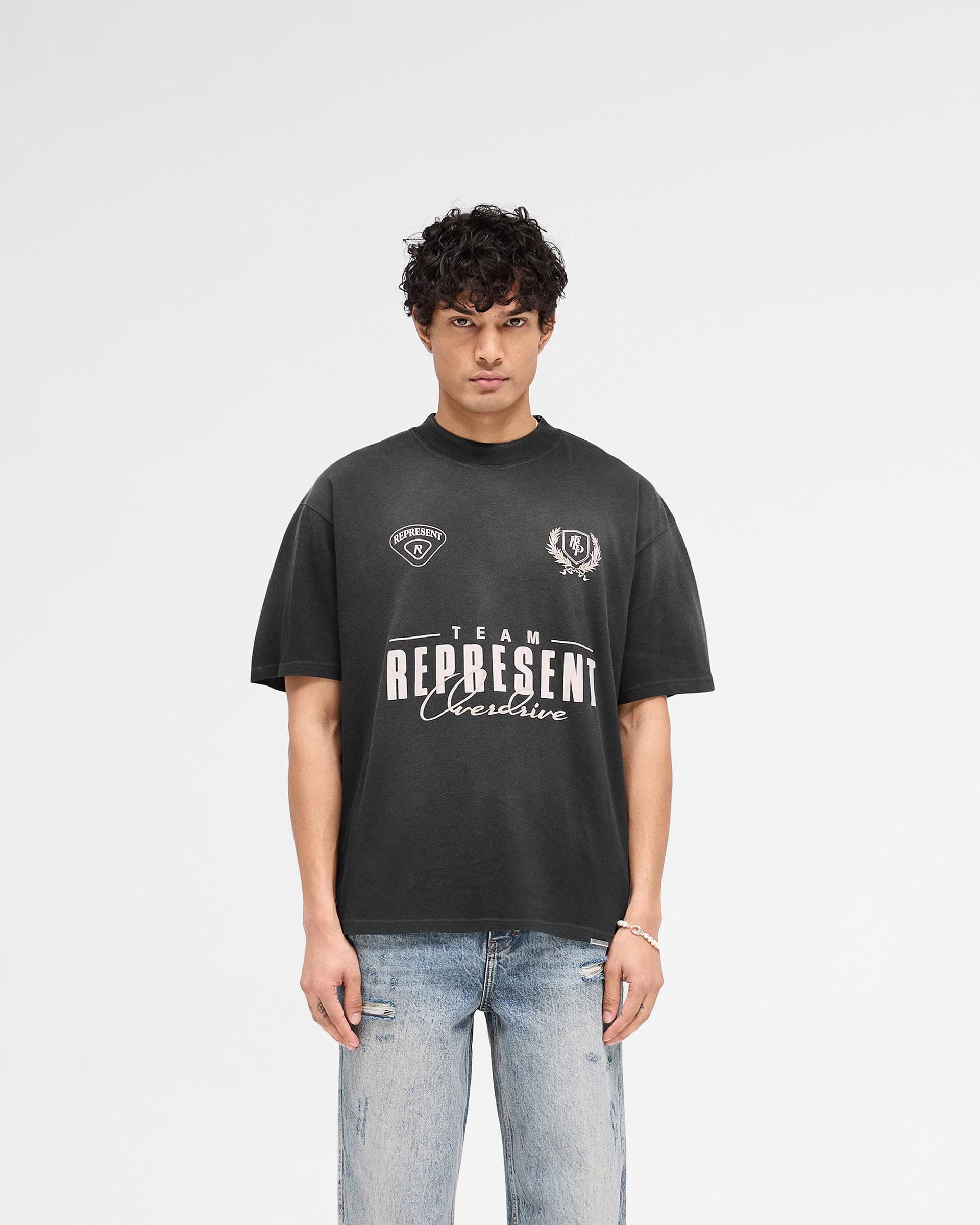 Represent World Championship T-Shirt Stained Black