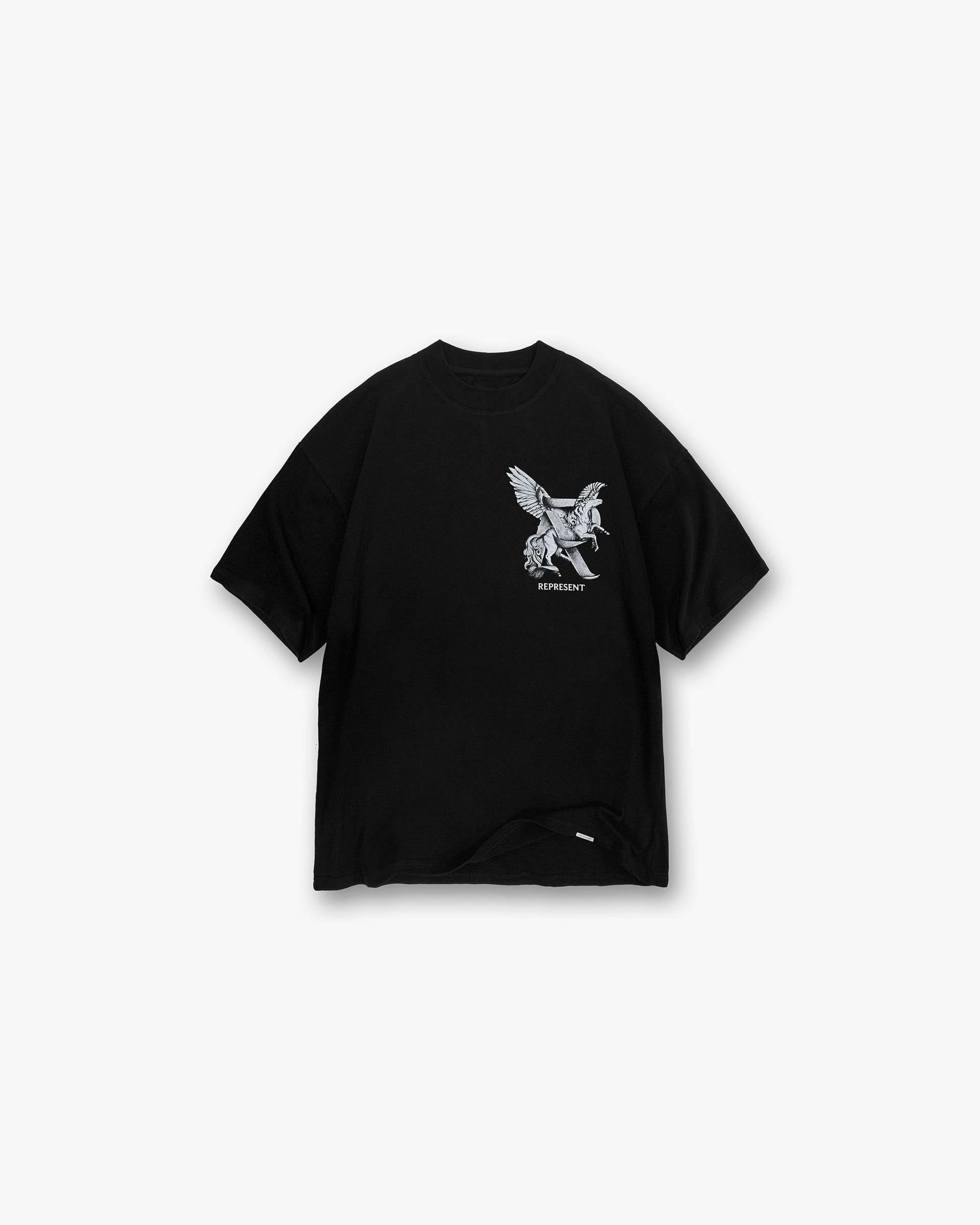 Represent Elegance In Motion T-Shirt Jet Black