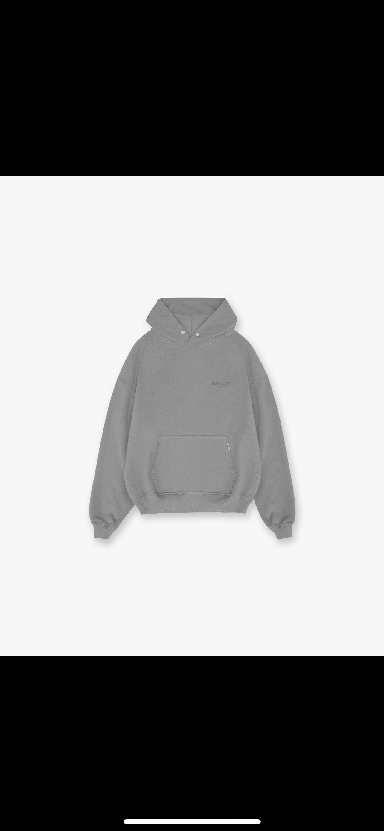 Represent Owners Club Hoodie Ultimate Grey