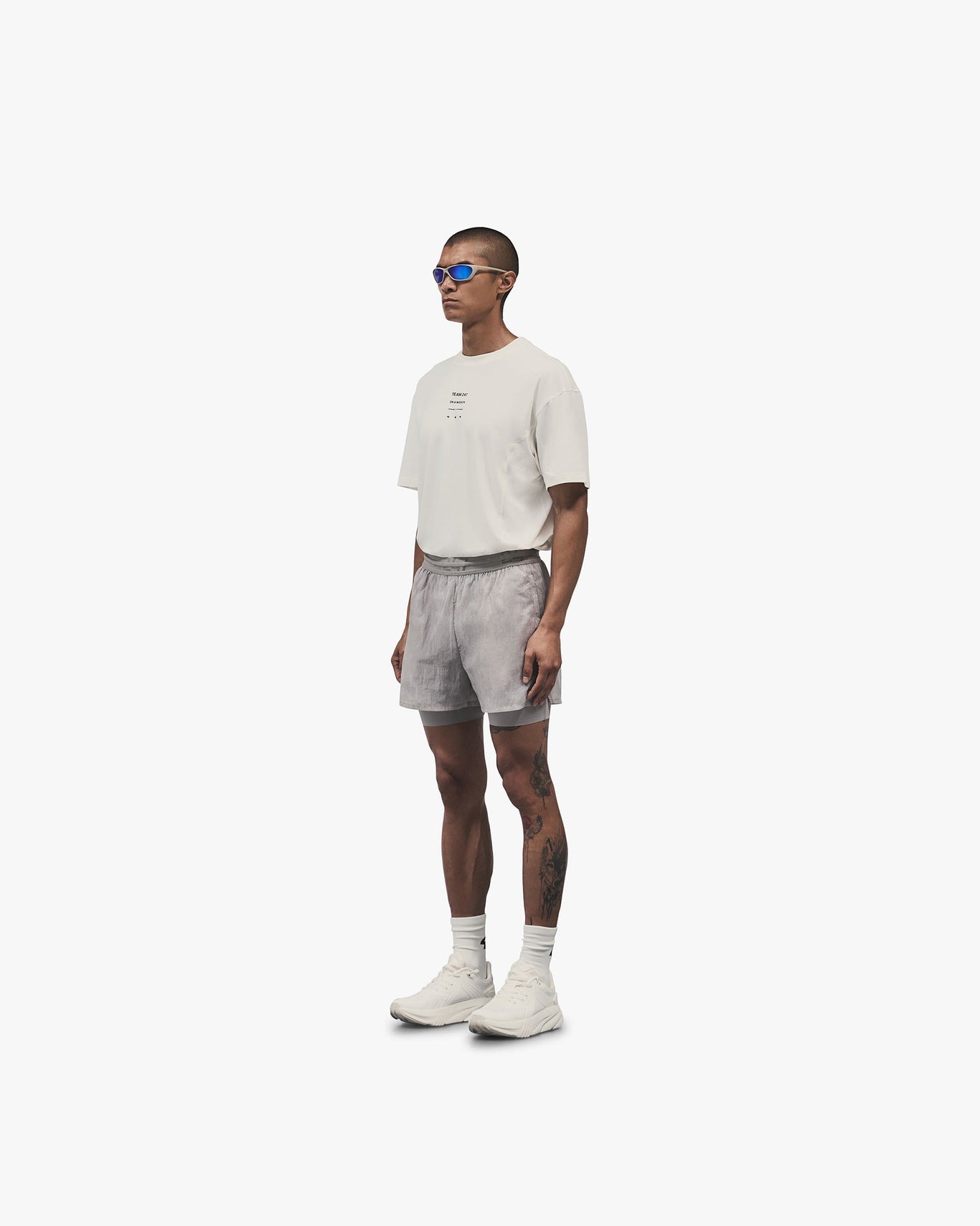 Represent 247 Trail Shorts Chalk