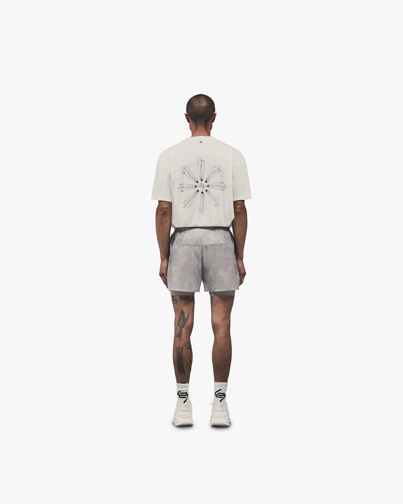 Represent 247 Trail Shorts Chalk