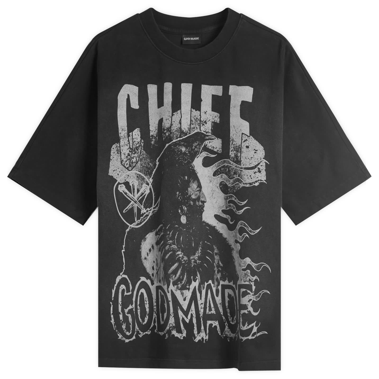 Godmade Chief T-Shirt Black