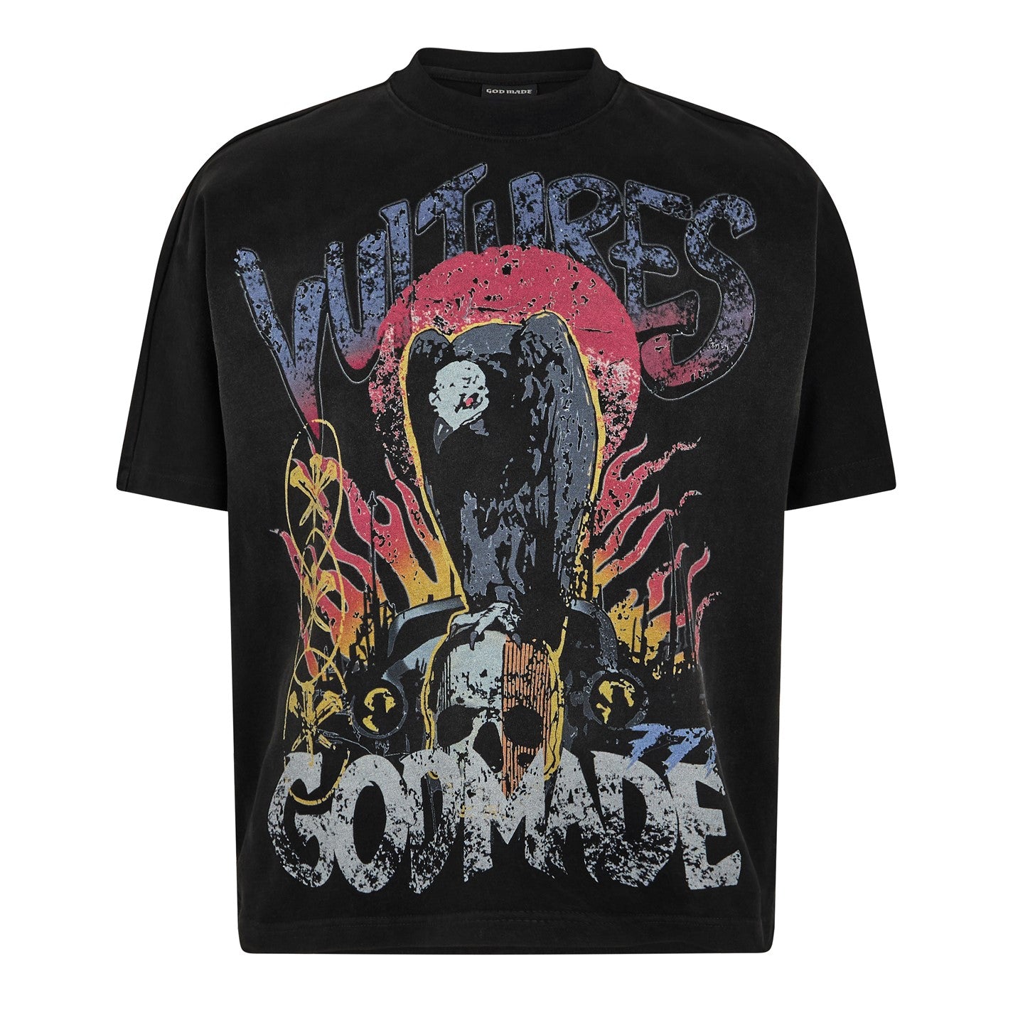 Godmade Vulture T-Shirt Black