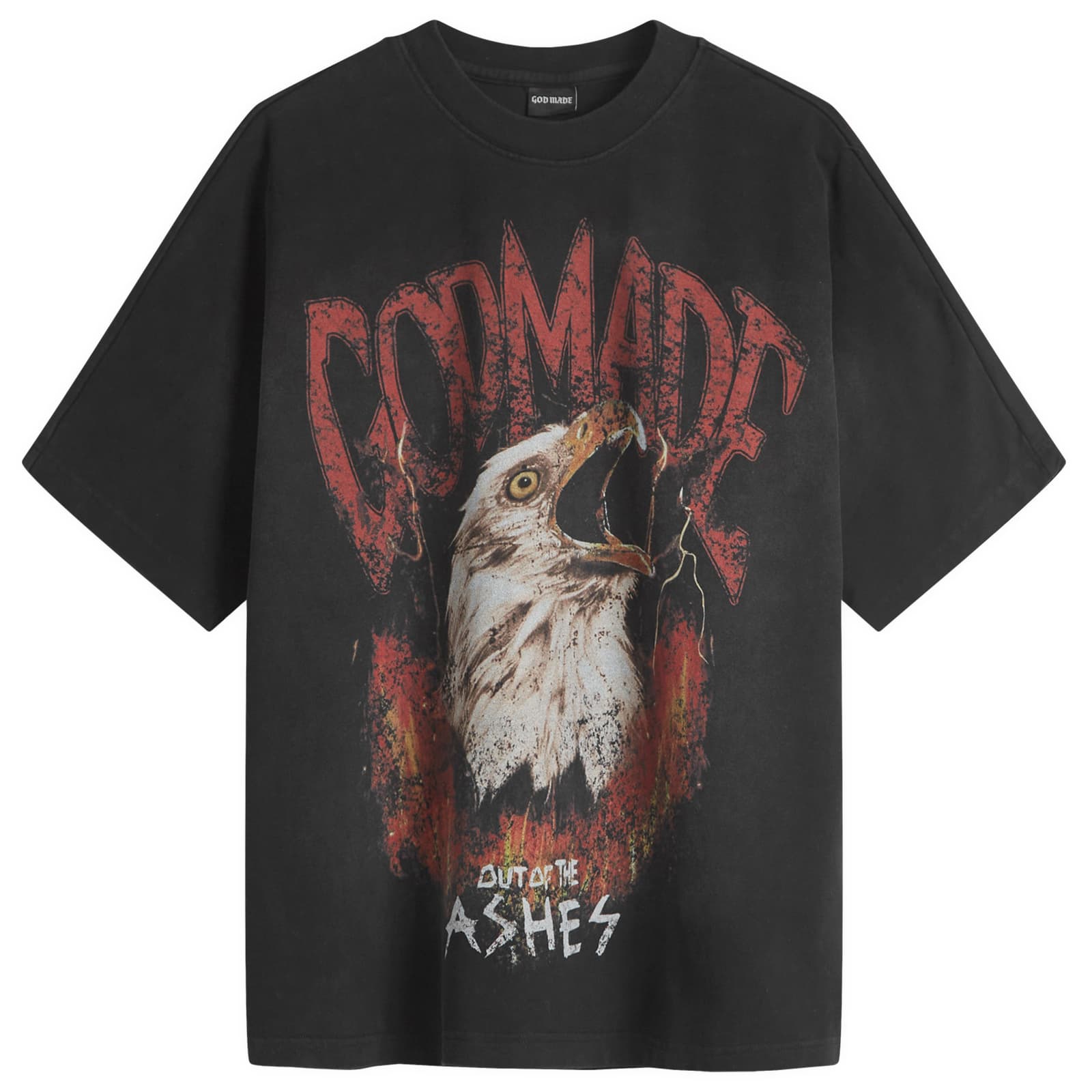 Godmade Ashes T-Shirt Washed Black