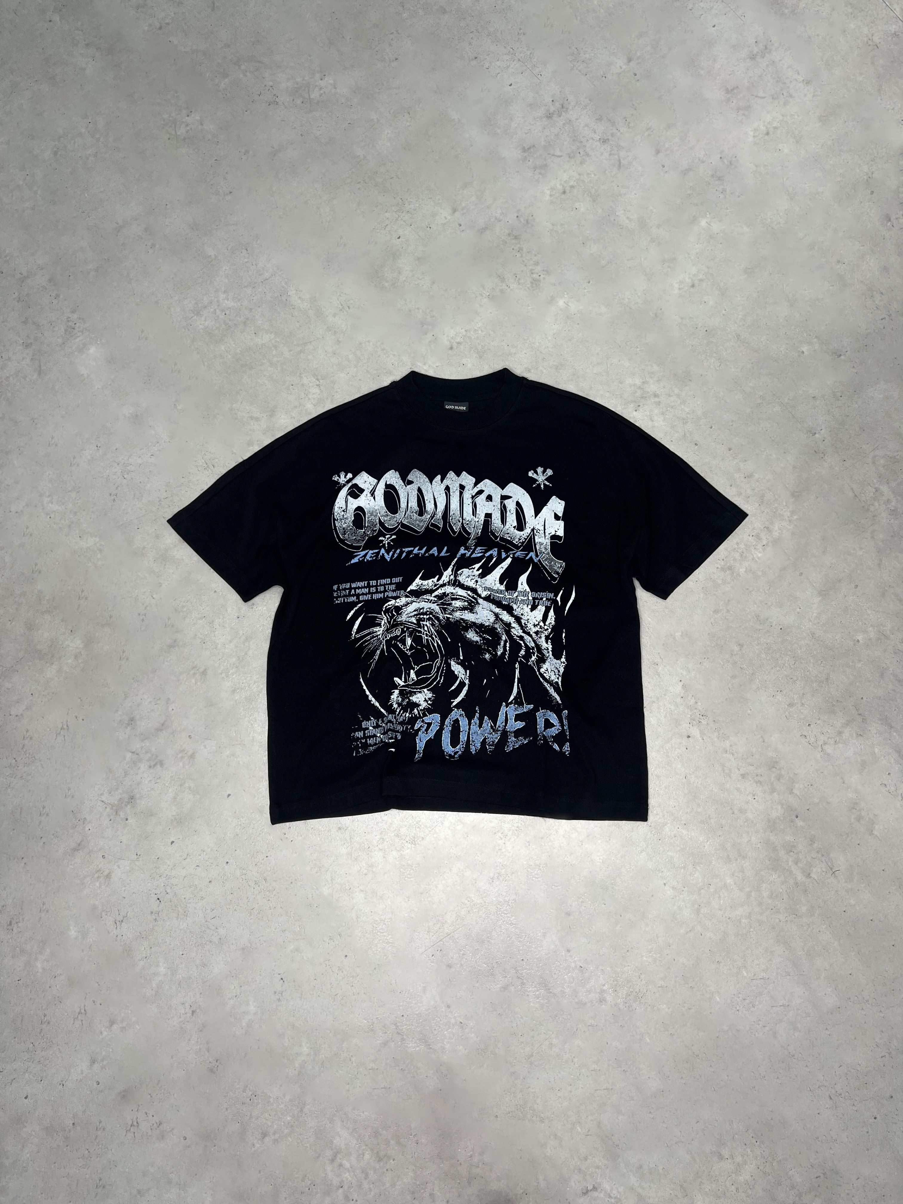 Godmade Power Heaven T-Shirt Black