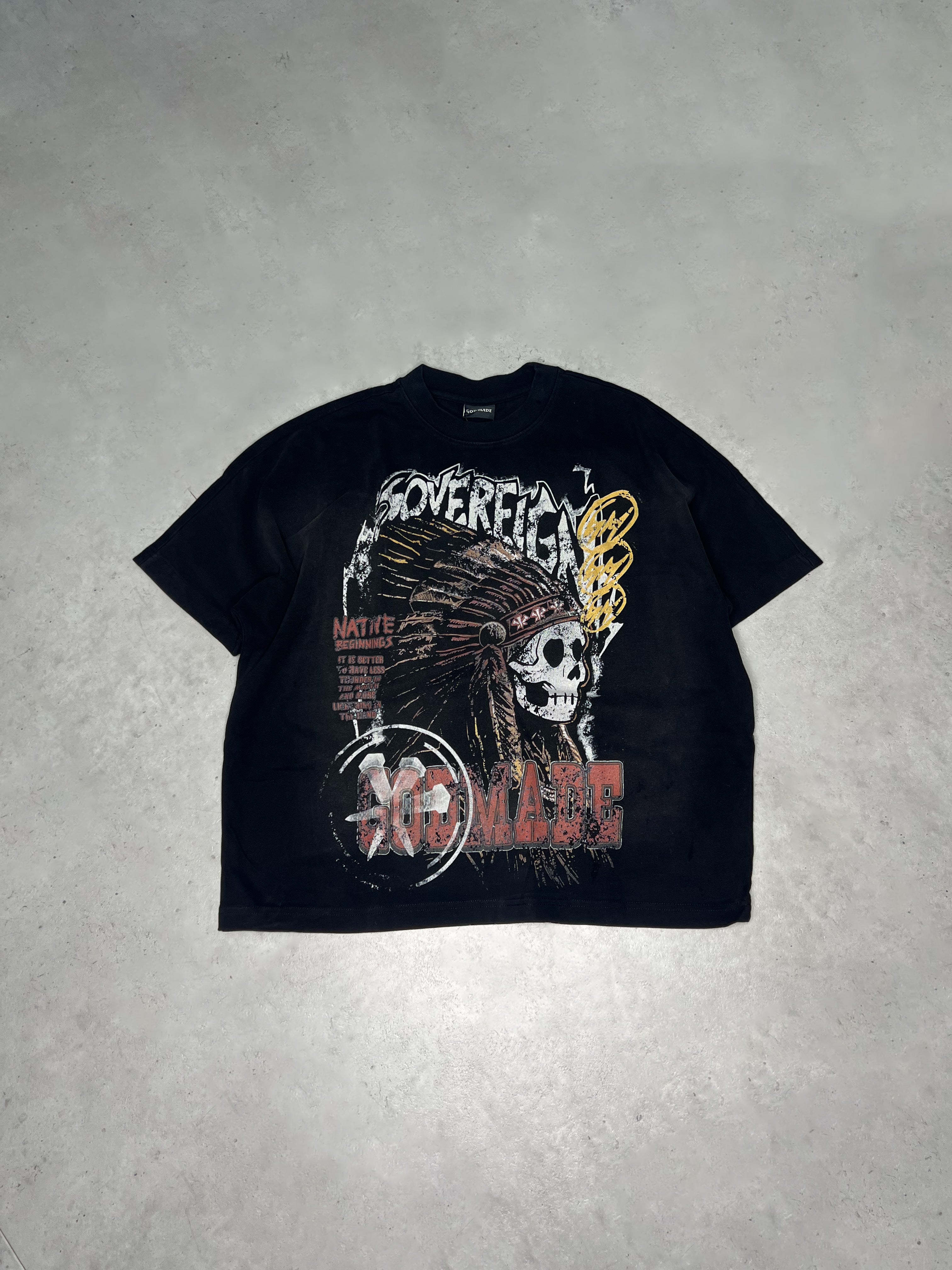 Godmade Native Beginnings T-Shirt Black